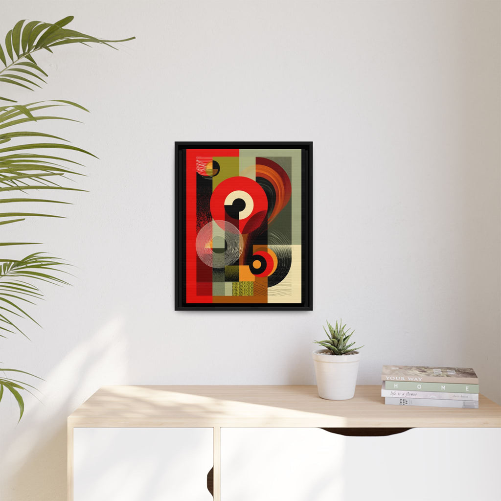 Chromatic Geometrics: Abstract Constructivist Composition, Modernist Color Blocking, Layered Circular Forms   |   Custom Orders Accepted