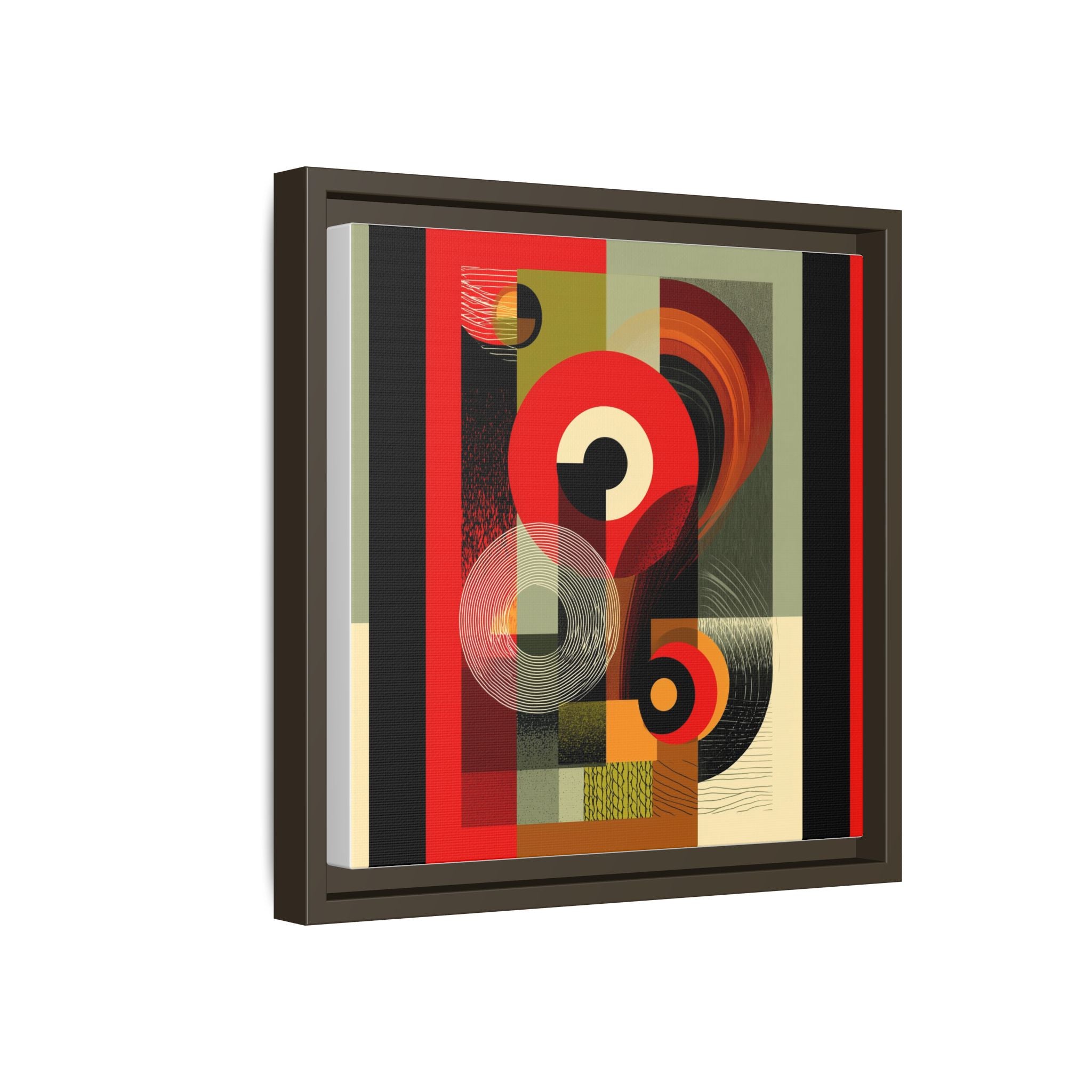 Chromatic Geometrics: Abstract Constructivist Composition, Modernist Color Blocking, Layered Circular Forms   |   Custom Orders Accepted