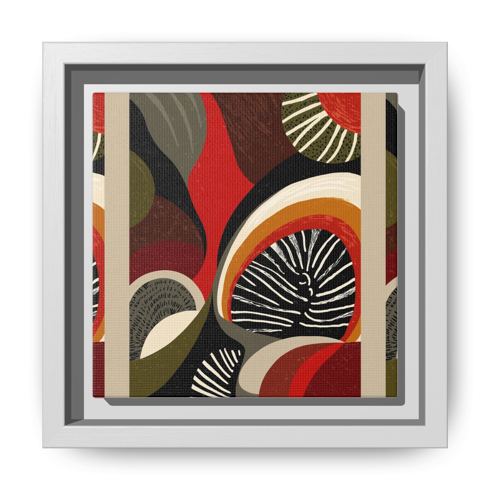 Geometric Rhythm: Abstract Composition, Mid-Century Modern Art, Radial Design Inspiration   |   Custom Orders Accepted