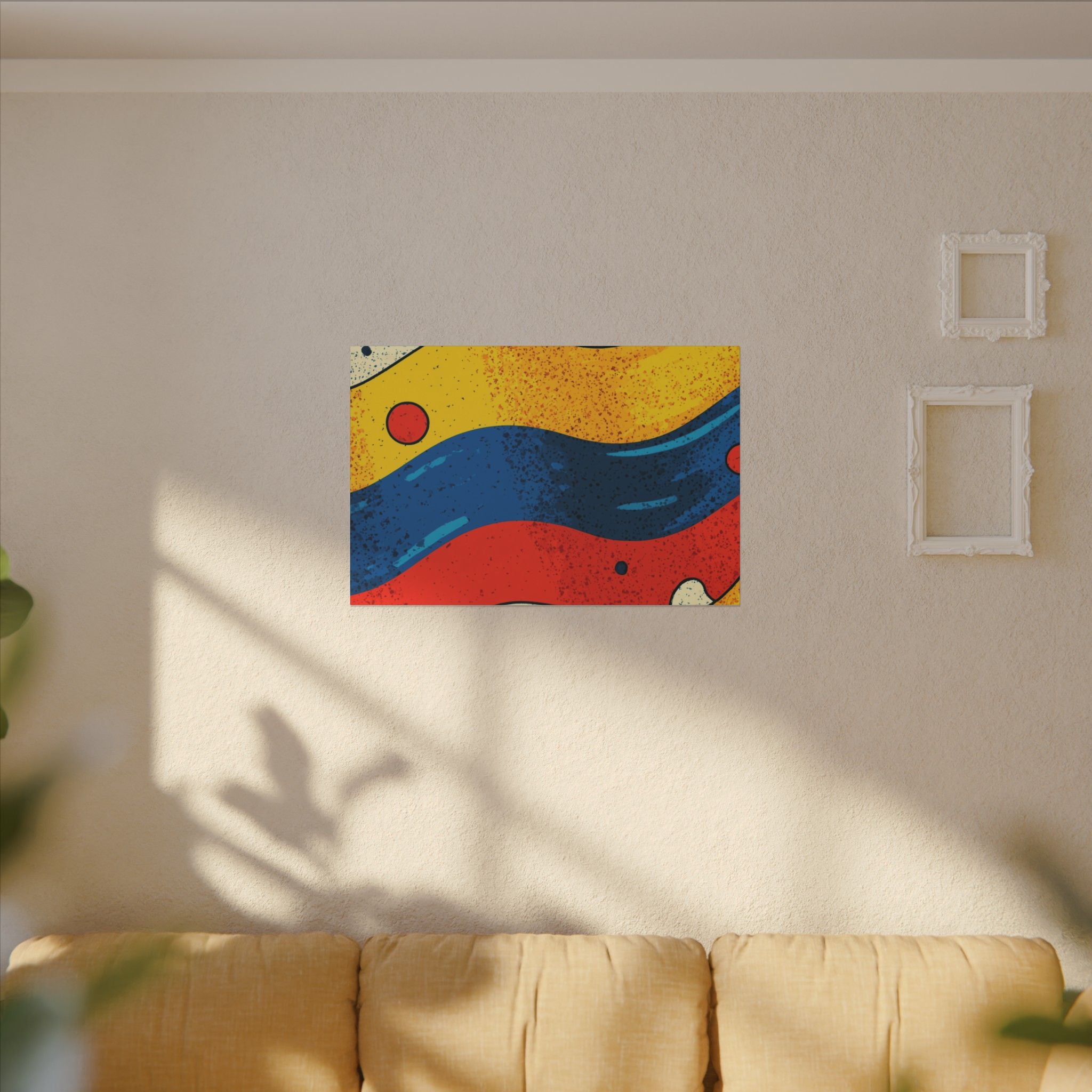 Fluid Dynamics: Retro Abstract Shapes, Mid-Century Modern Motion, Geometric Color Waves   |   Custom Orders Accepted