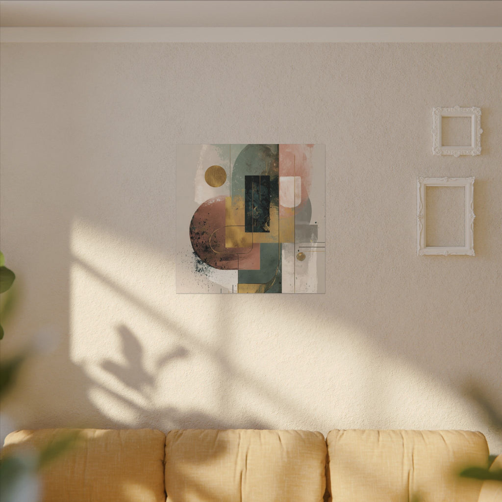 Geometric Harmony: Abstract Composition, Modernist Minimalism, Ethereal Design Layers   |   Custom Orders Accepted