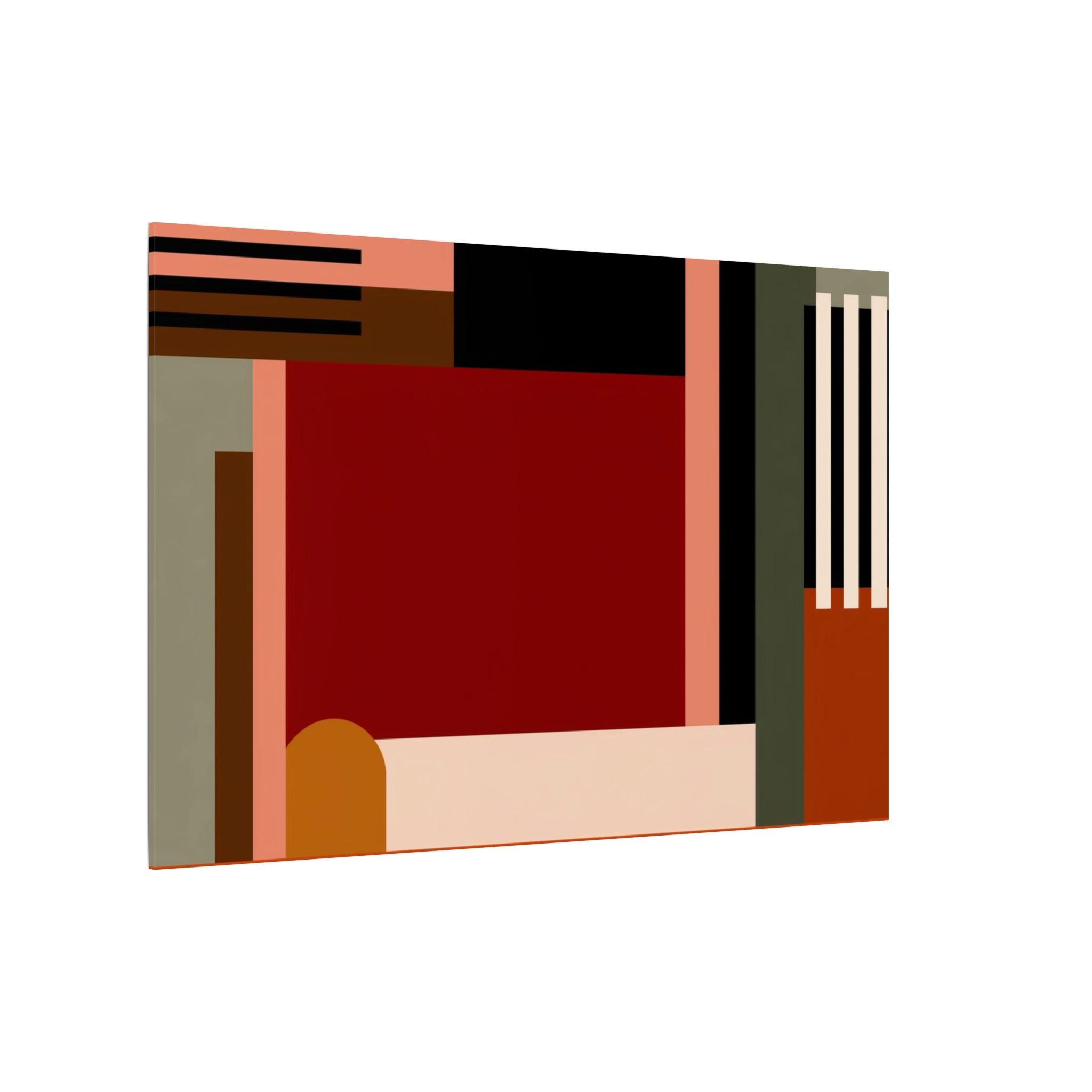 Geometric Harmony: Abstract Constructivist Design, Modern Color Palette, Minimalist Architectural Composition   |   Custom Orders Accepted
