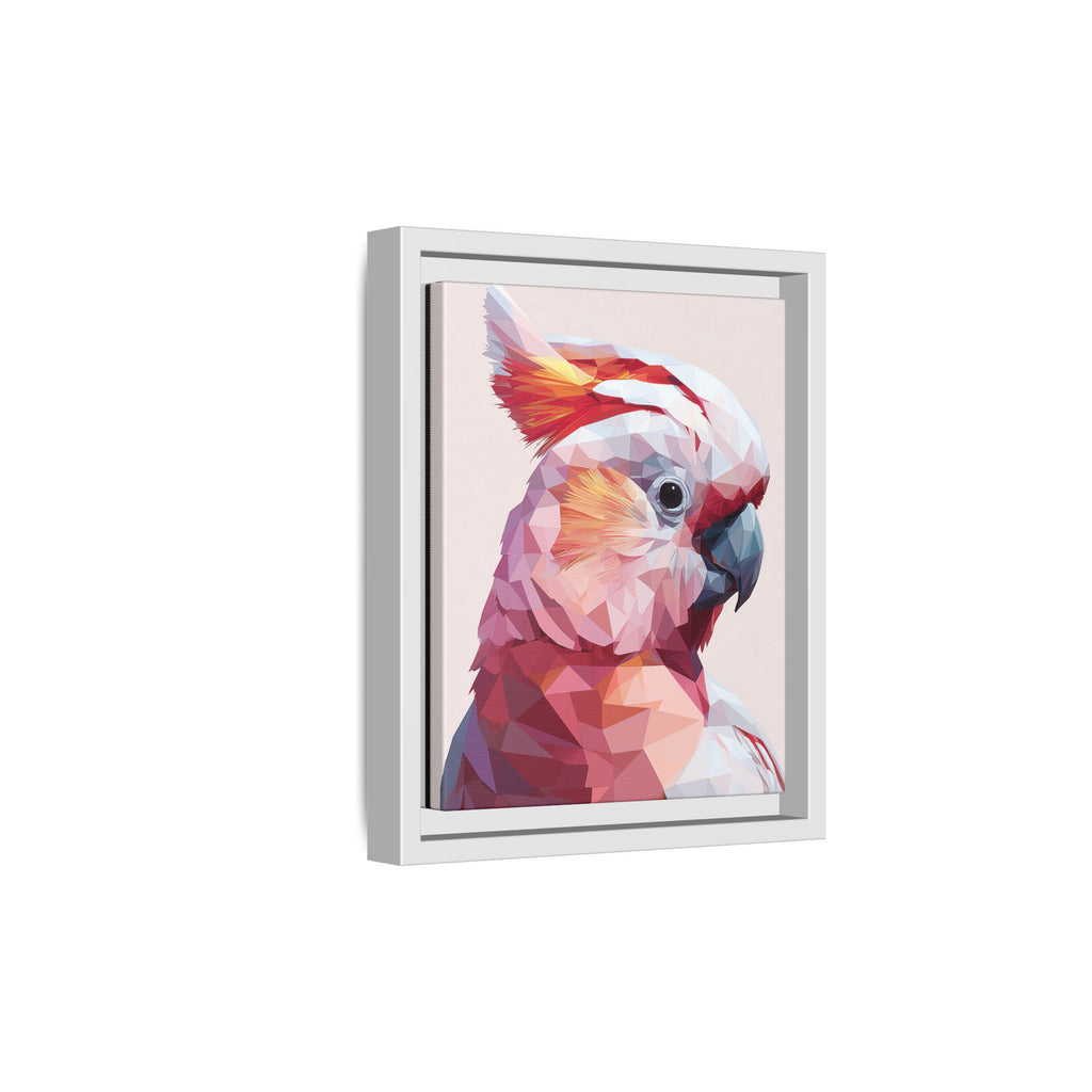 Geometric Cockatoo Portrait: Low-Poly Bird Art, Vibrant Abstract Illustration   |    Custom Orders Available