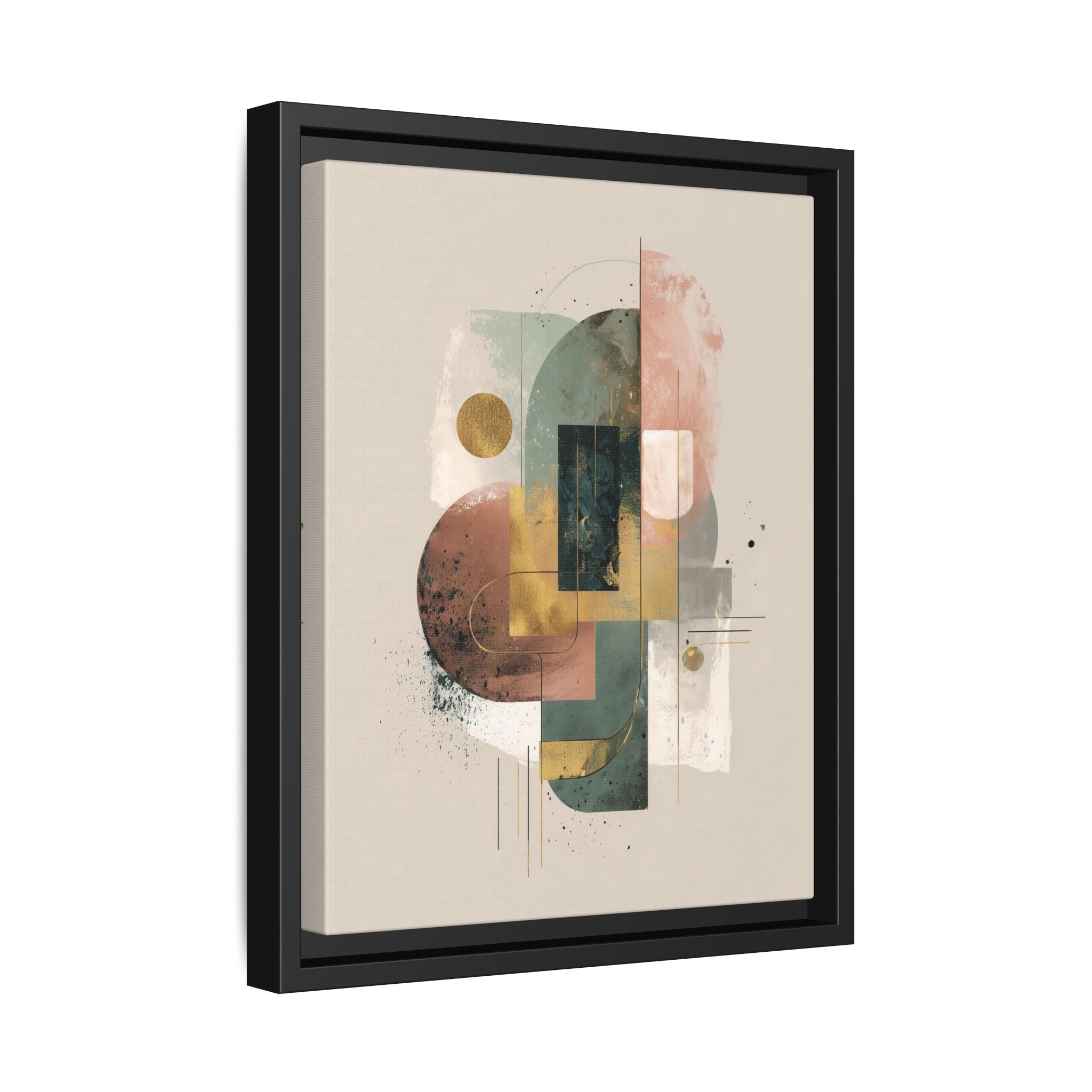 Organic Geometries: Fragmented Forms, Digital Abstract Composition, Layered Minimalist Art   |   Custom Orders Accepted