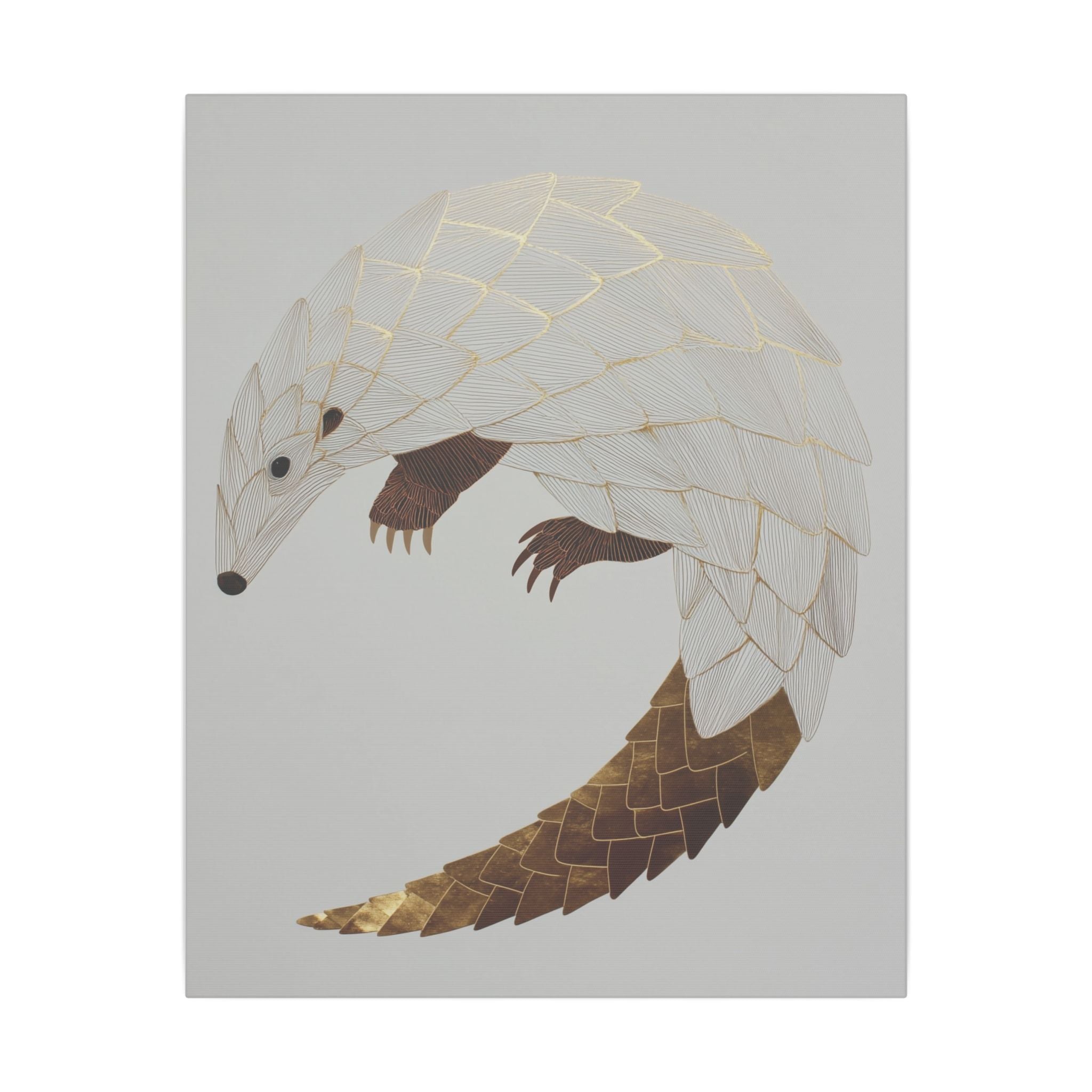 Geometric Hedgehog: Layered Minimalist Wildlife, Architectural Art Style   |    Custom Orders Available