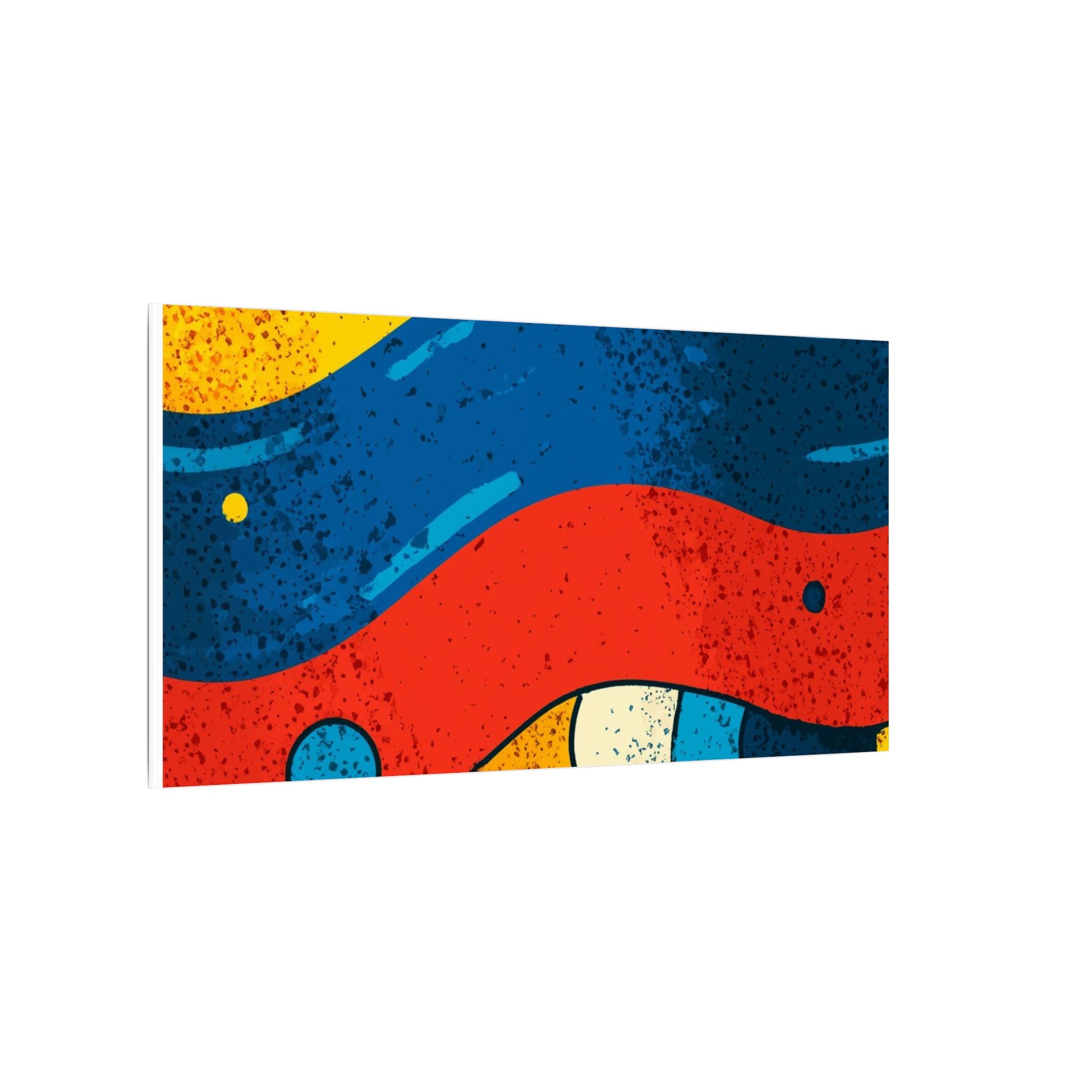 Fluid Dynamics: Retro Abstract Shapes, Mid-Century Modern Motion, Geometric Color Waves   |   Custom Orders Accepted