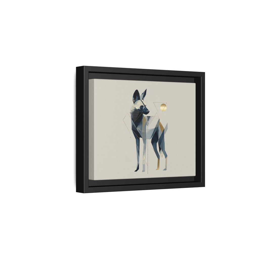 Canine Geometry: Fragmented African Wild Dog Portrait, Modern Graphic Design Study   |  Personalized & Custom Orders Available