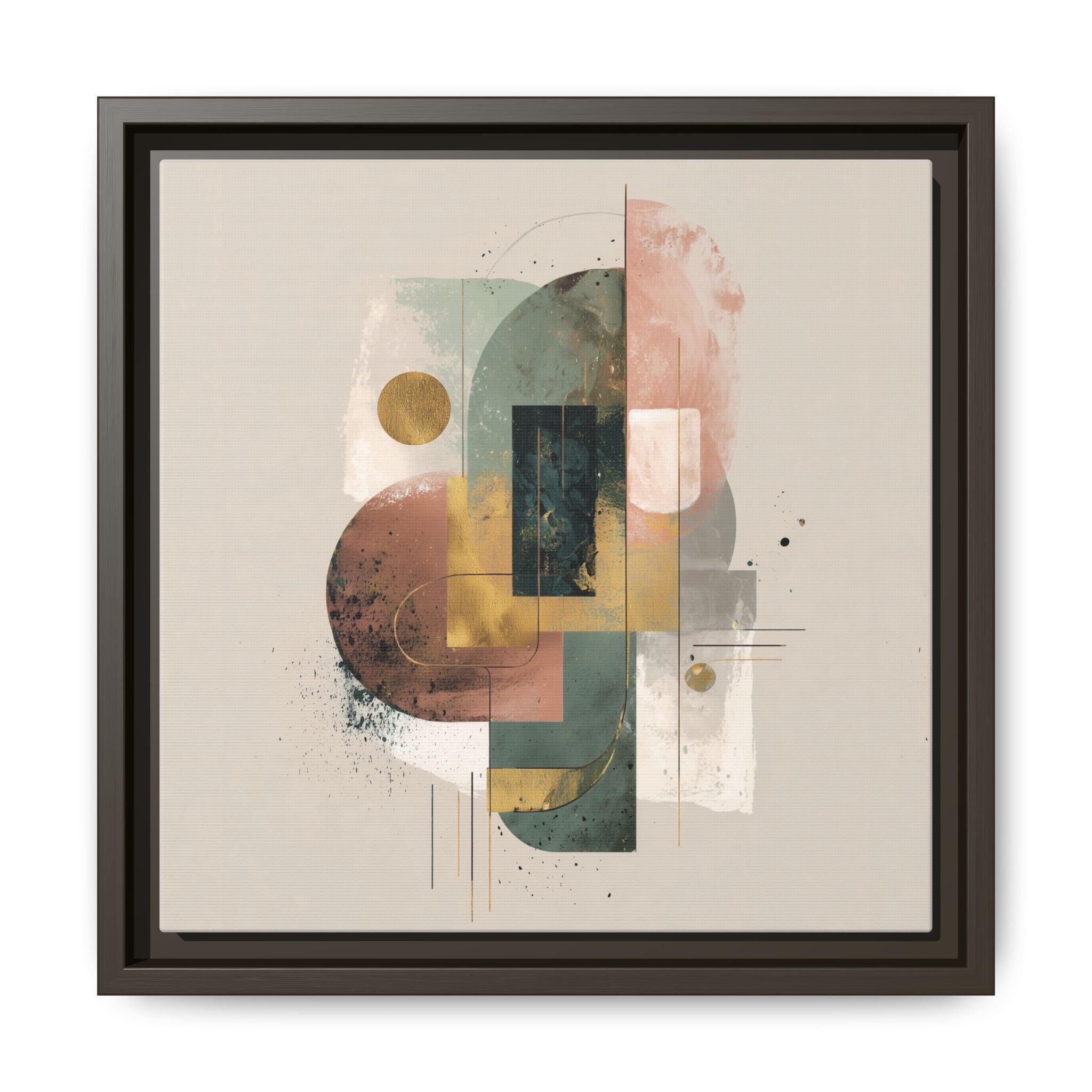 Organic Geometries: Fragmented Forms, Digital Abstract Composition, Layered Minimalist Art   |   Custom Orders Accepted