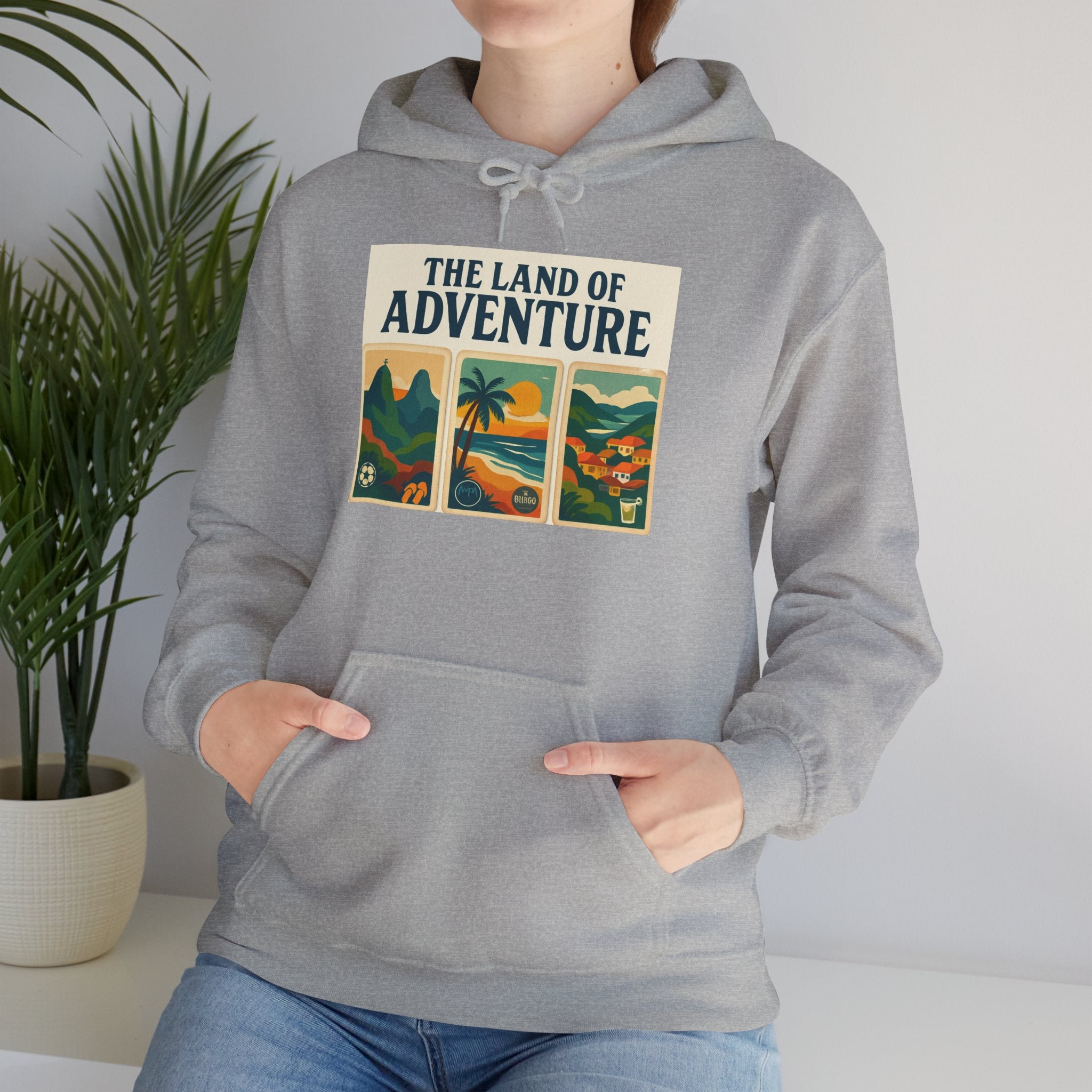 Rio De Janeiro Themed - Unisex Heavy Blend™ Hooded Sweatshirt