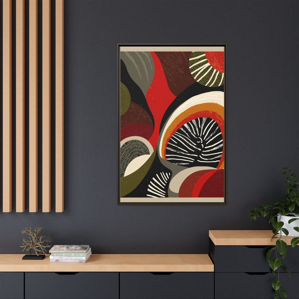 Geometric Rhythm: Abstract Composition, Mid-Century Modern Art, Radial Design Inspiration   |   Custom Orders Accepted