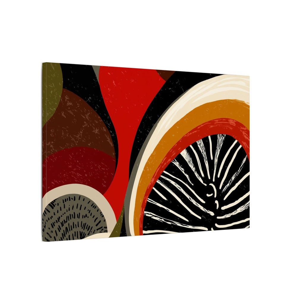Harmonic Convergence: Organic Geometry, Mid-Century Modern Abstract, Earthy Palette Composition   |   Custom Orders Accepted