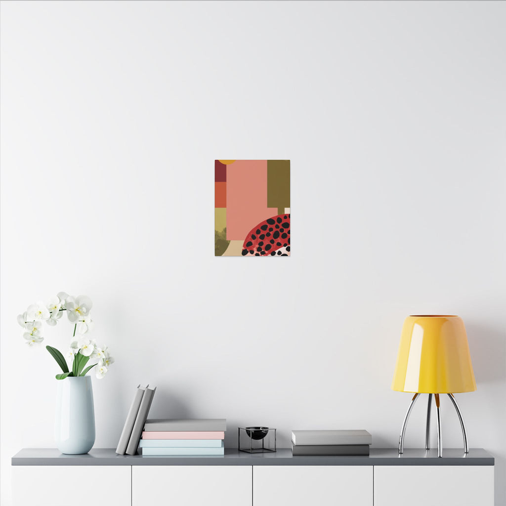 Geometric Harmony: Rectangles in Motion, Mid-Century Modern Composition, Abstract Earth Tone Precision   |   Custom Orders Accepted