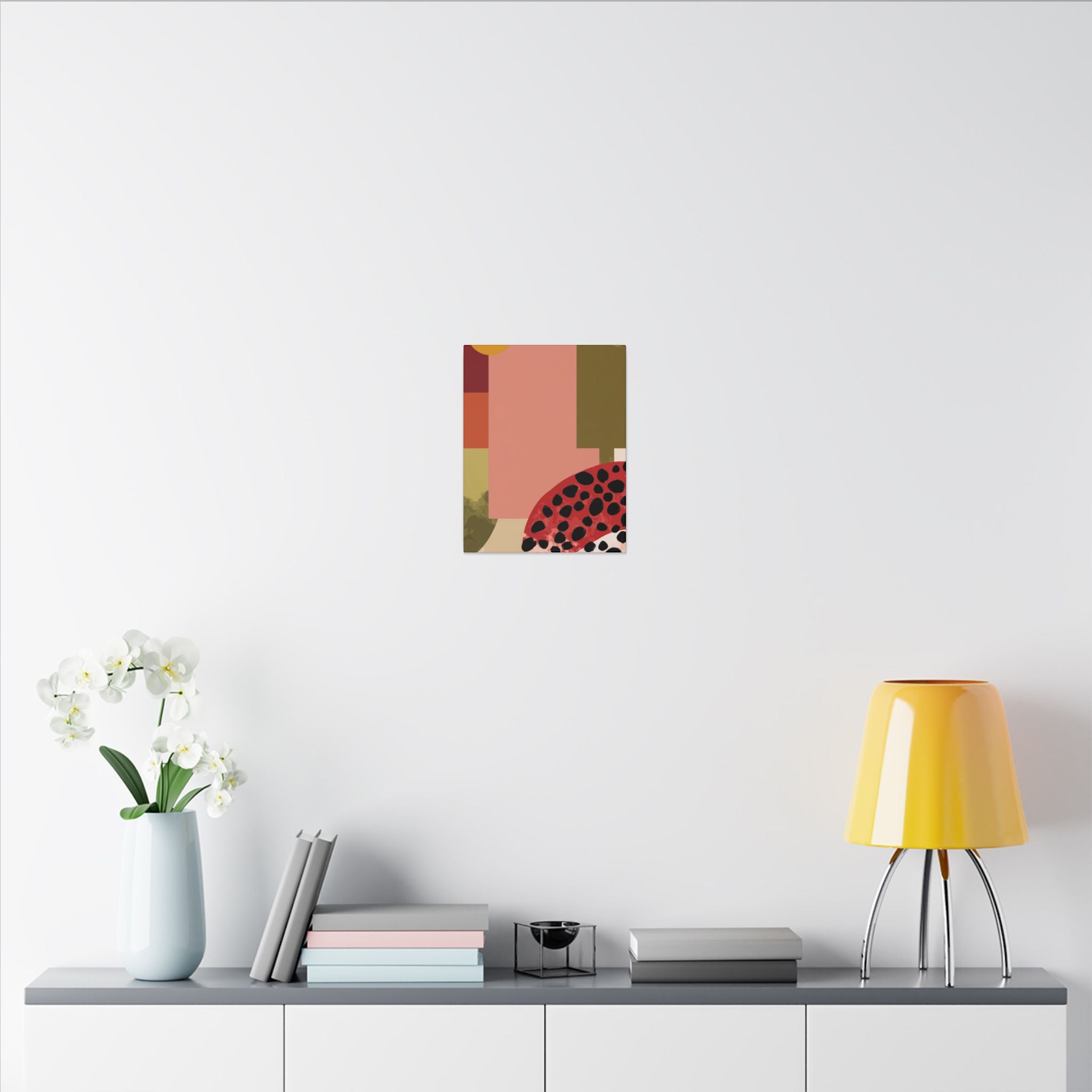 Geometric Harmony: Rectangles in Motion, Mid-Century Modern Composition, Abstract Earth Tone Precision   |   Custom Orders Accepted