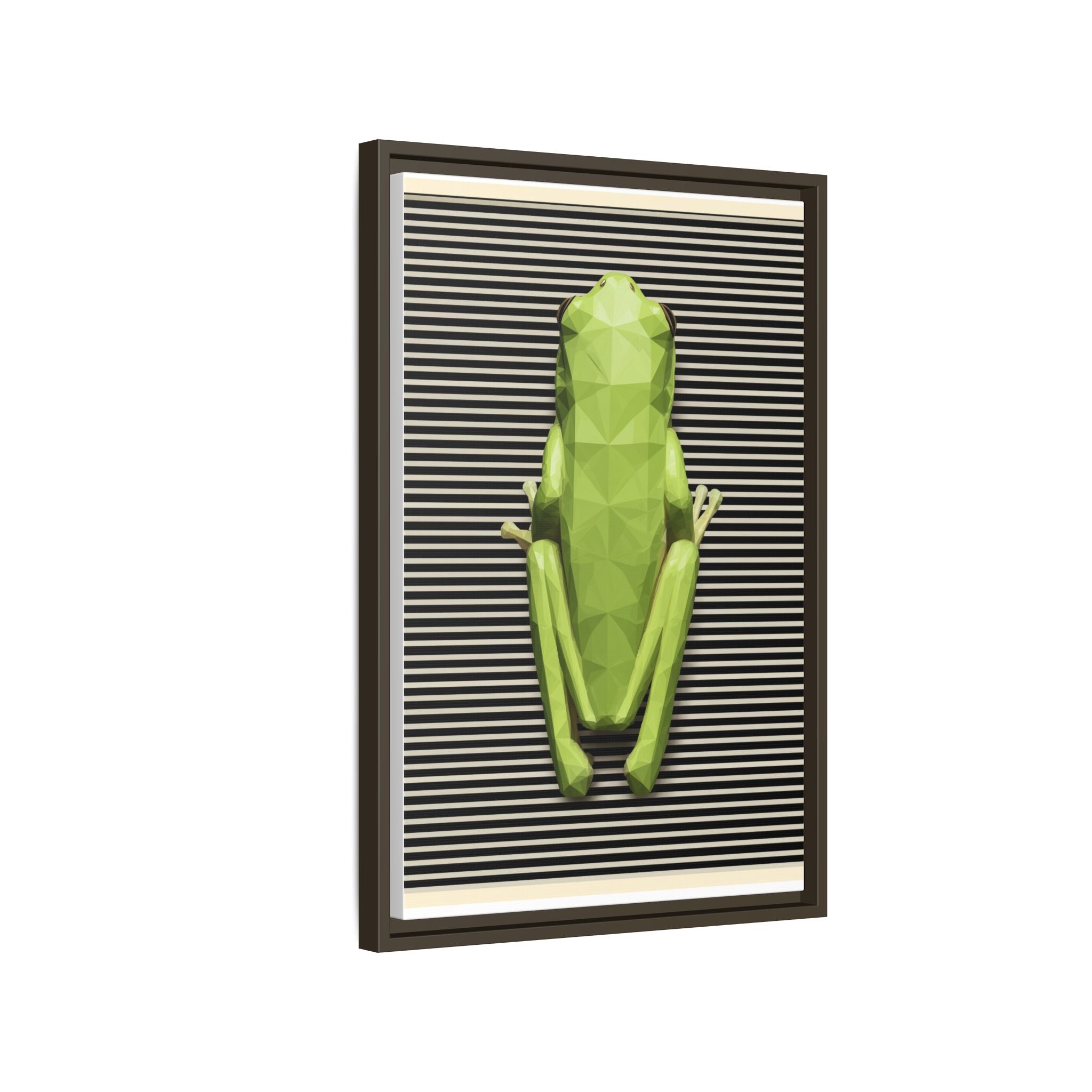 Geometric Amphibian: Low-Poly Frog Design, Digital Art Minimalism   |  Personalized & Custom Orders Available