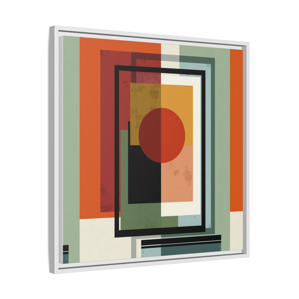Geometric Harmonies: Mid-Century Modern Composition, Constructivist Inspiration, Abstract Rectangular Interplay   |   Custom Orders Accepted