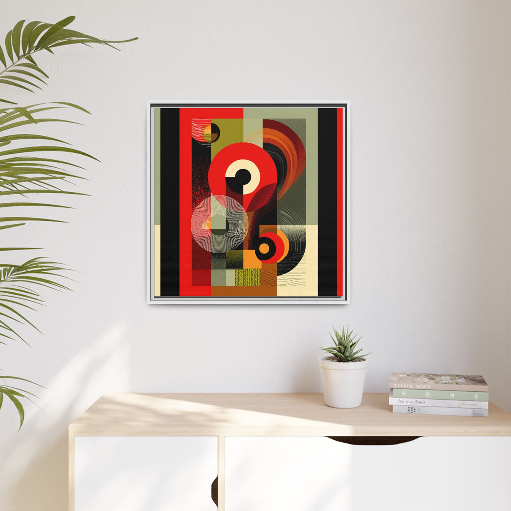 Chromatic Geometrics: Abstract Constructivist Composition, Modernist Color Blocking, Layered Circular Forms   |   Custom Orders Accepted