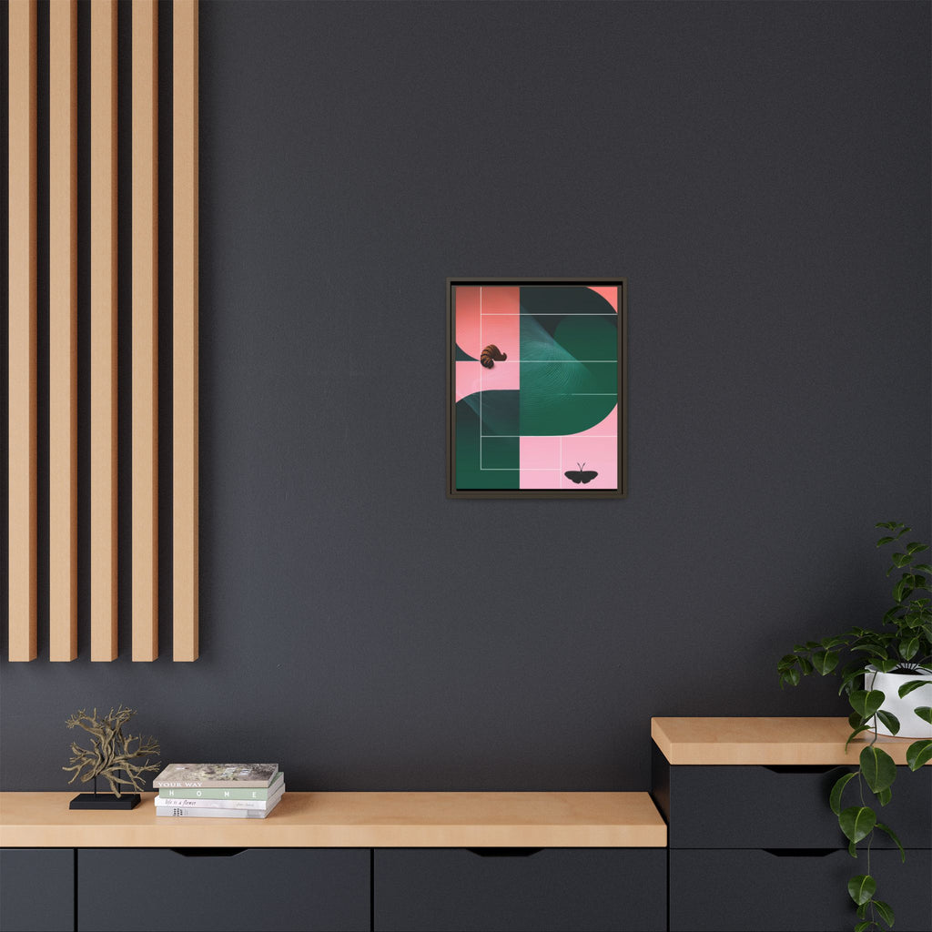 Metamorphic Geometric Framed Print : Abstract Graphic Design, Contemporary Digital Art Composition   |  Custom Orders Available