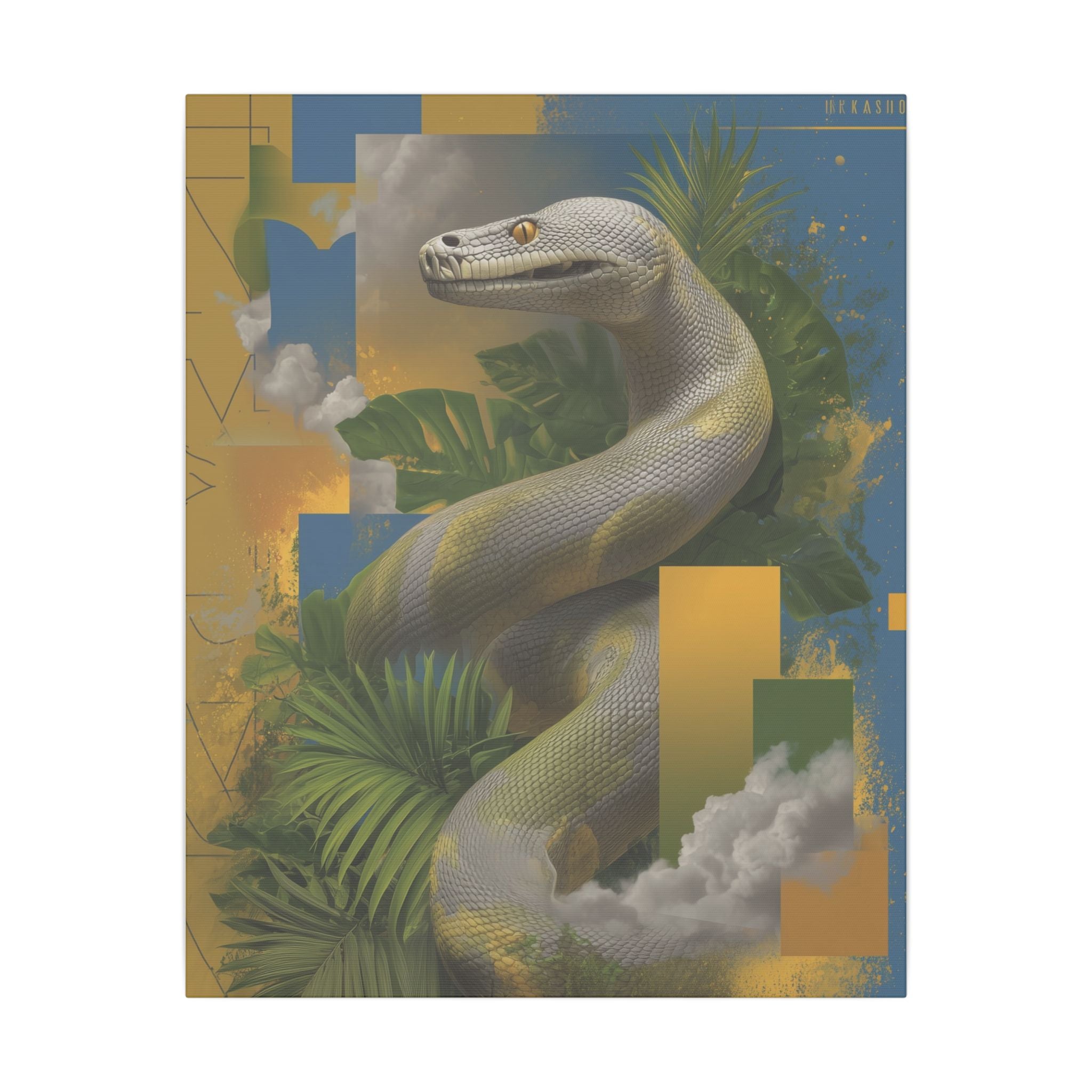 Serpent Geometry: Tropical Scales in Digital Art, Surreal Nature Composition   |    Custom Orders Available