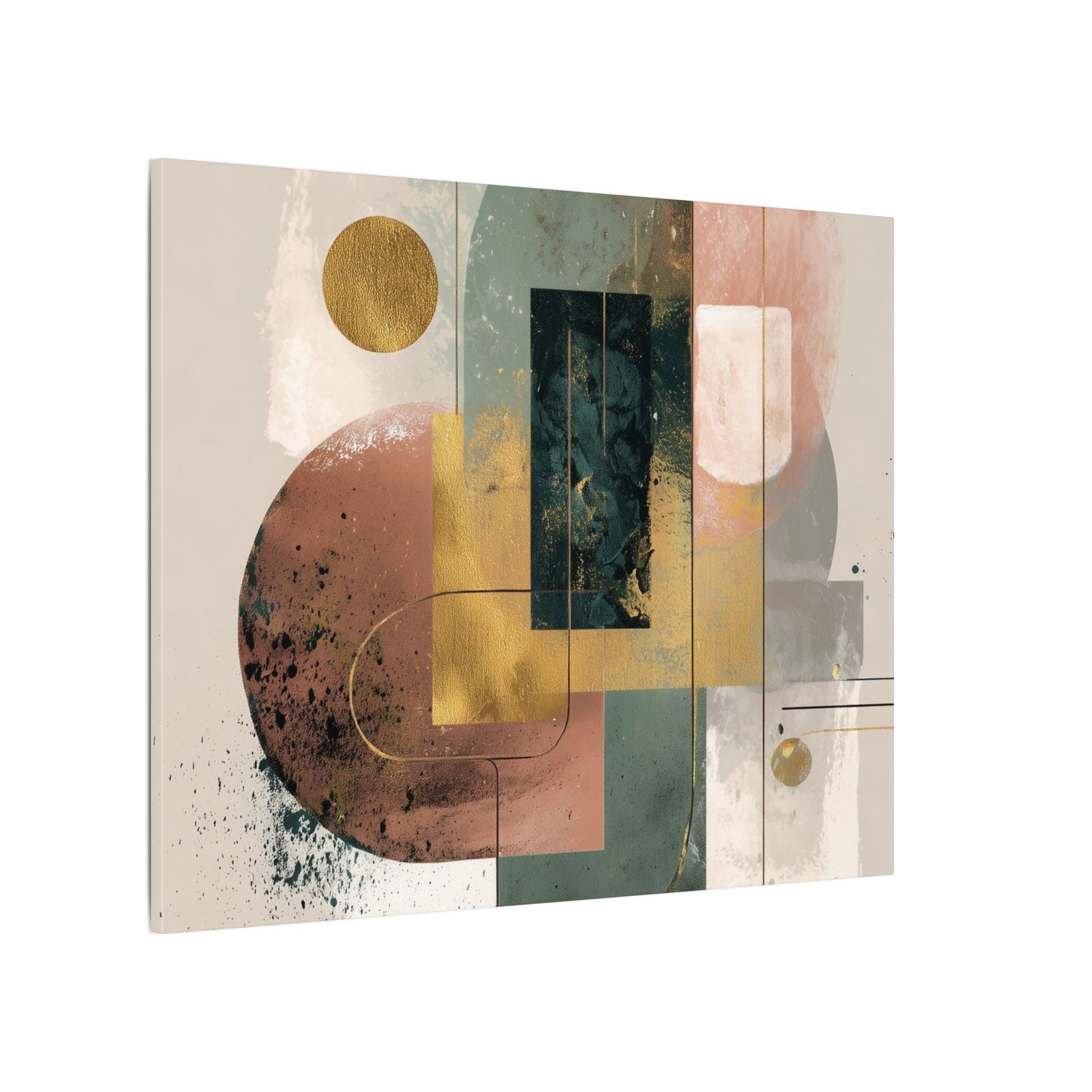 Geometric Harmony: Abstract Composition, Modernist Minimalism, Ethereal Design Layers   |   Custom Orders Accepted