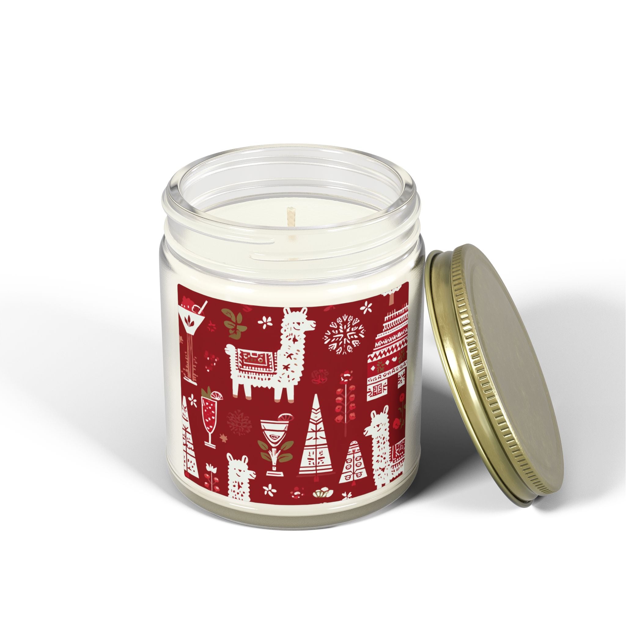 Christmas Scented Candles - Merry Christmas Design, Perfect for Holiday Decor, Gifts, Parties, Cozy Atmosphere, Aromatherapy