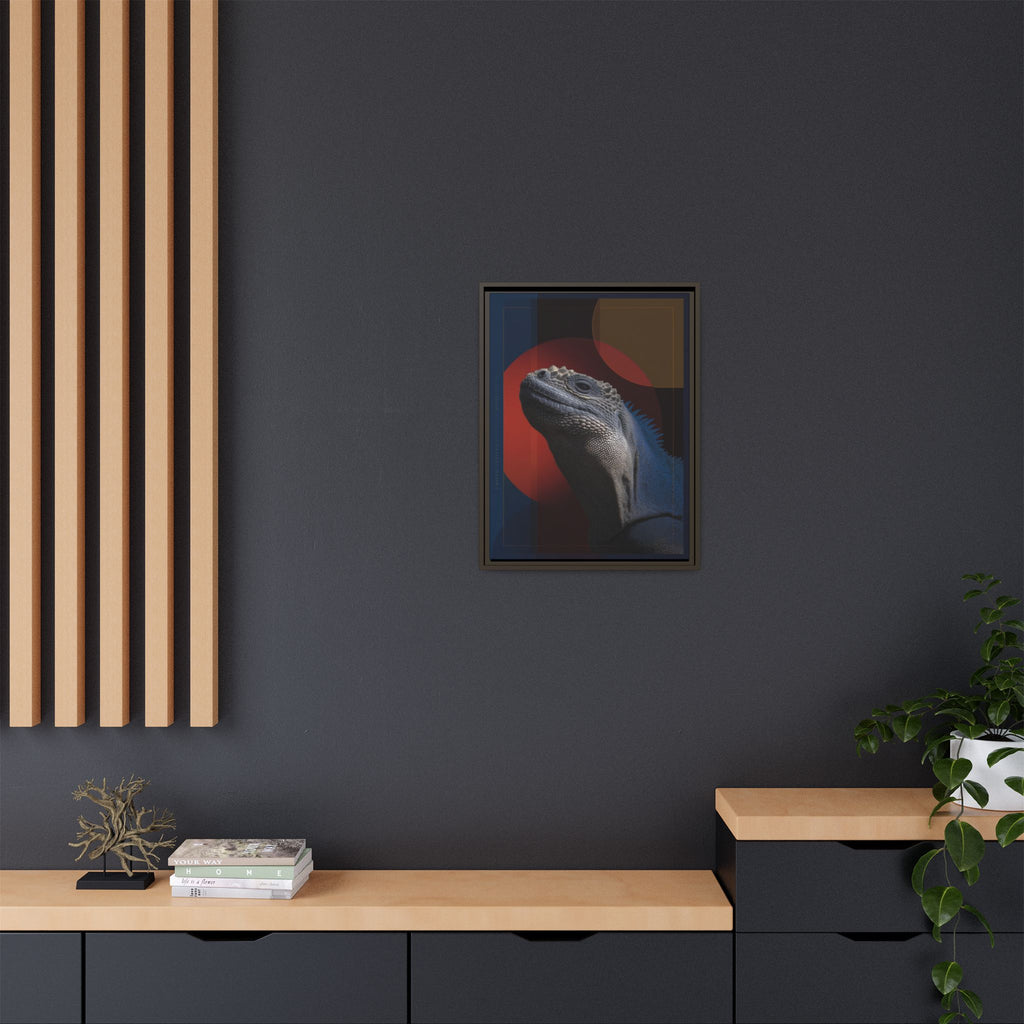 Scales of Antiquity: Prehistoric Reptilian Portrait, Abstract Geometric Composition   |    Custom Orders Available