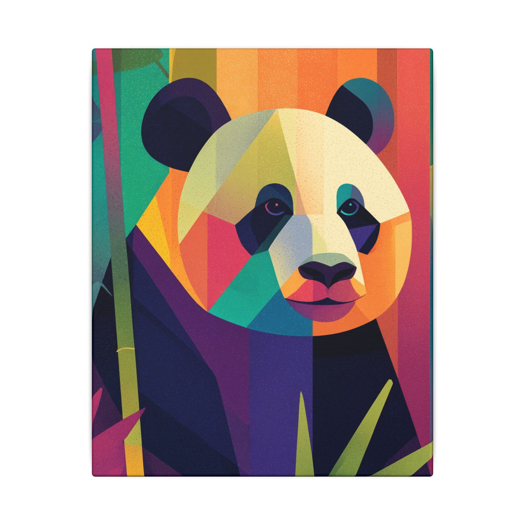 Geometric Panda: Cubist Wildlife, Colorful Fragmentation, Modern Digital Art   |  Personalized & Custom Orders Available