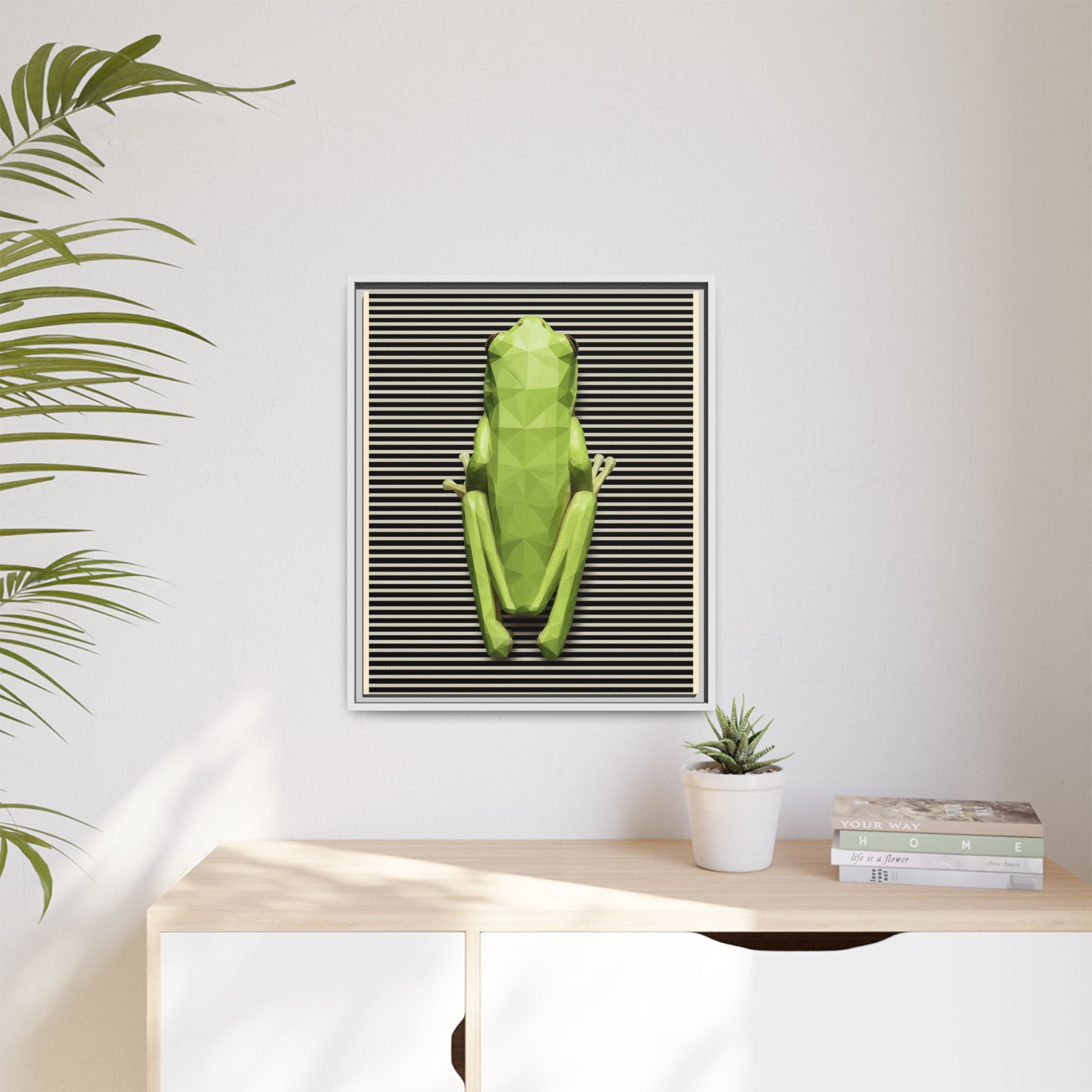 Geometric Amphibian: Low-Poly Frog Design, Digital Art Minimalism   |  Personalized & Custom Orders Available