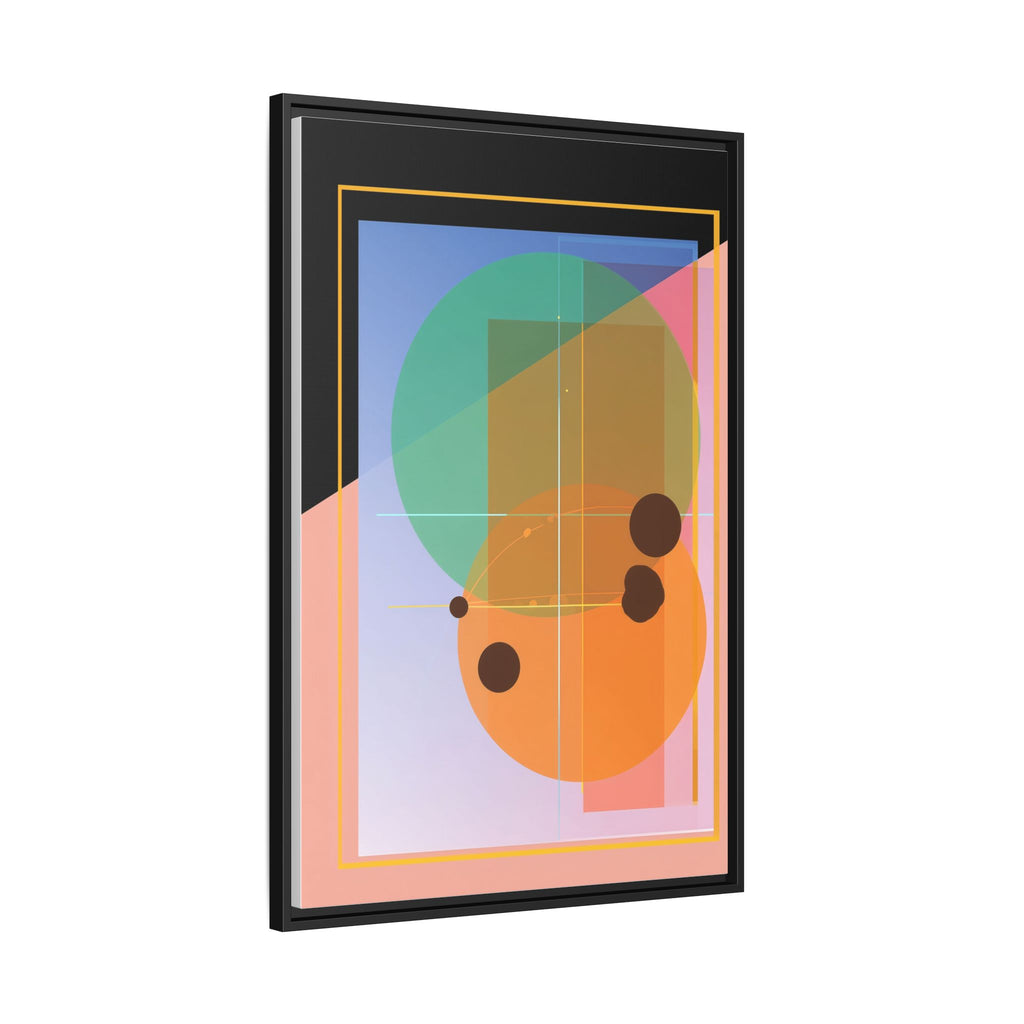 Geometric Harmony: Abstract Composition, Overlapping Shapes, Precision Design   |   Custom Orders Accepted