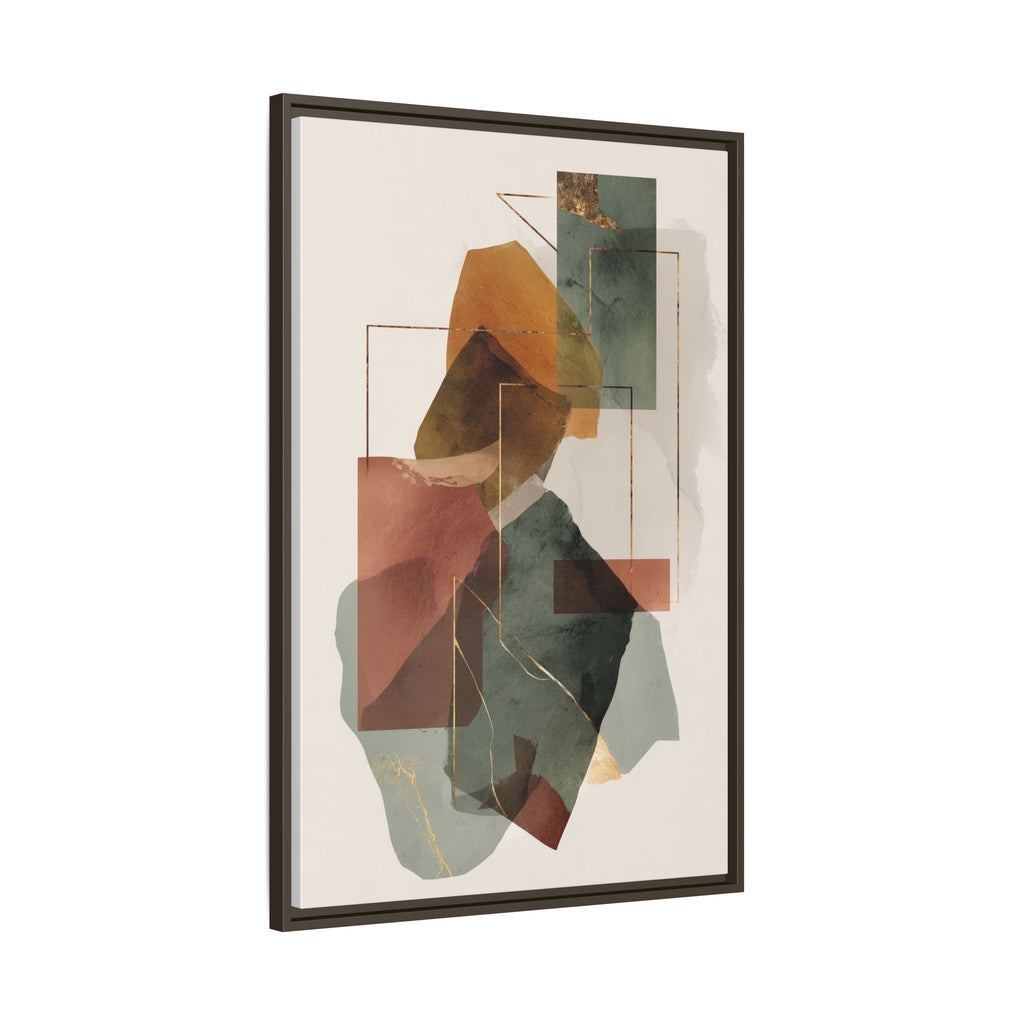Harmonic Geometries: Architectural Abstraction, Earthy Palette, Minimalist Composition   |   Custom Orders Accepted