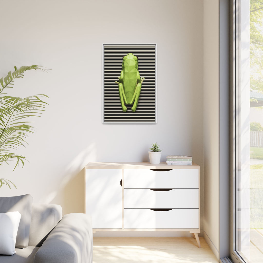 Geometric Amphibian: Low-Poly Frog Design, Digital Art Minimalism   |  Personalized & Custom Orders Available