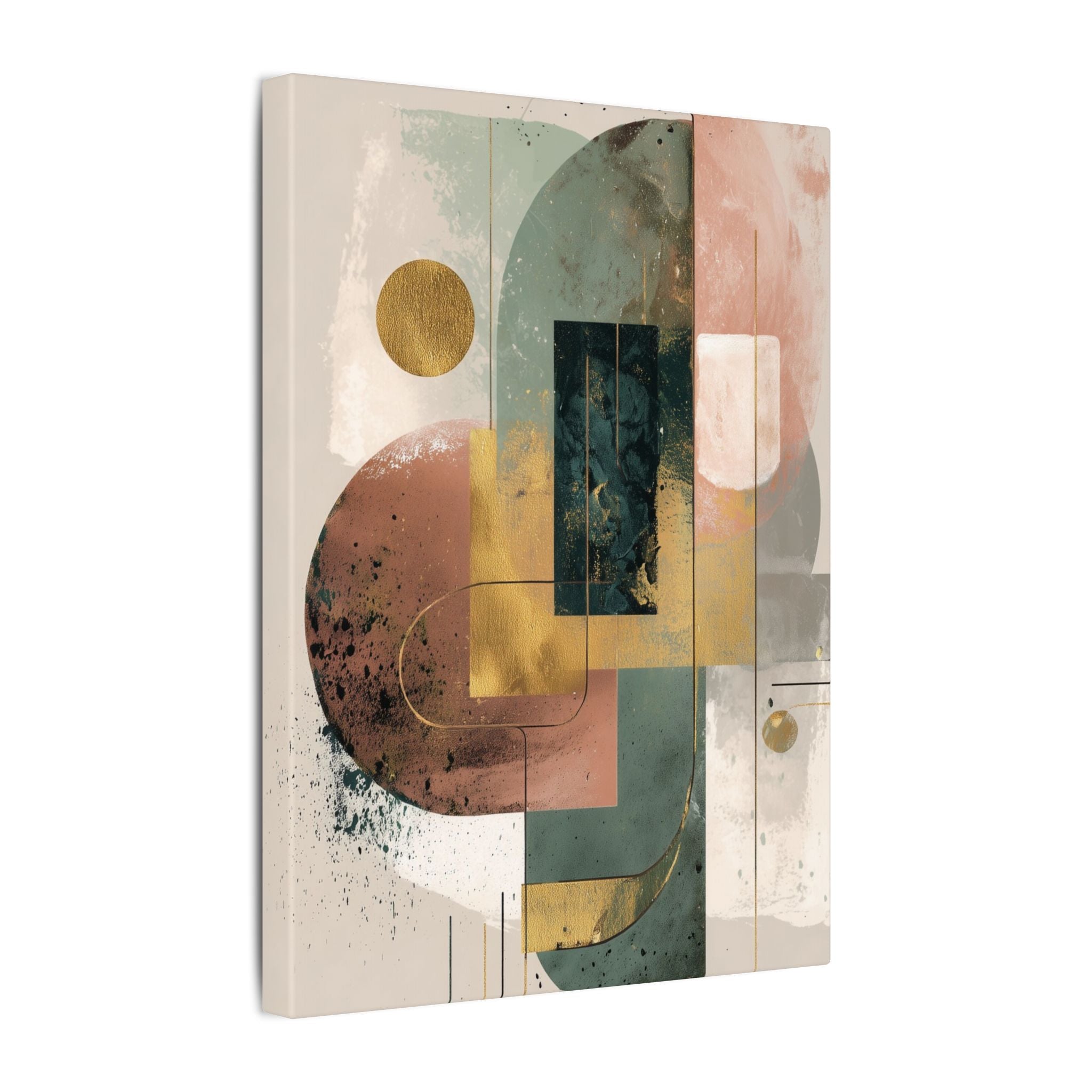 Geometric Harmony: Abstract Composition, Modernist Minimalism, Ethereal Design Layers   |   Custom Orders Accepted