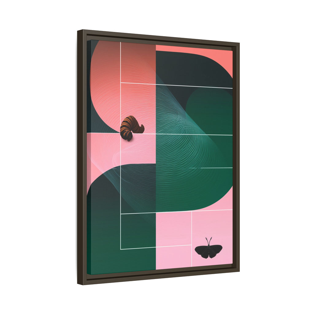 Metamorphic Geometric Framed Print : Abstract Graphic Design, Contemporary Digital Art Composition   |  Custom Orders Available
