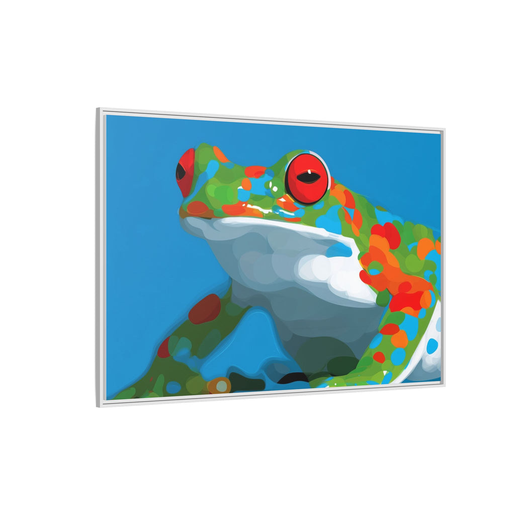 Mosaic Frog: Geometric Wildlife Art, Colorful Amphibian Print   |    Custom Orders Available