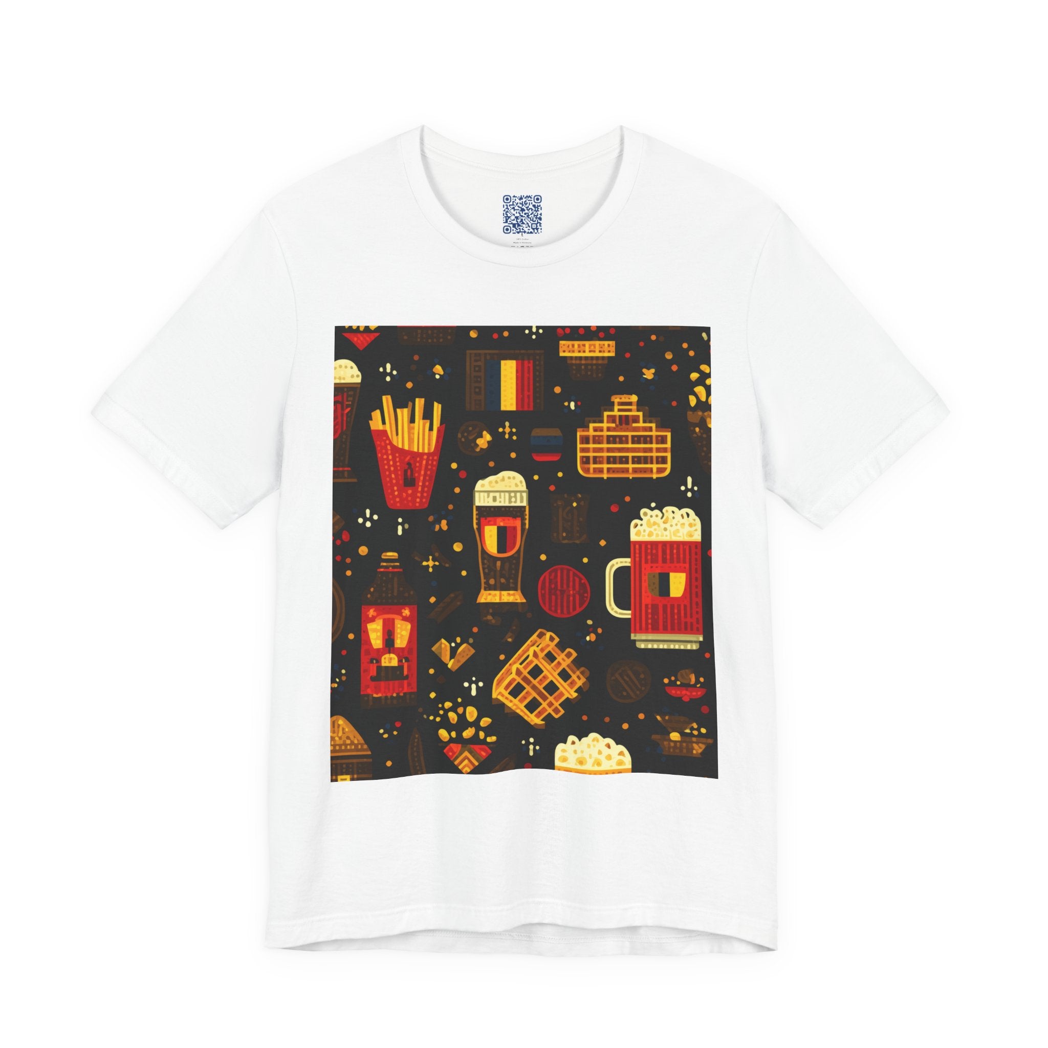 Fun Foodie Unisex Tee - Perfect for Food Lovers, Casual Outings, Festivals, Birthdays, and Everyday Wear, Snack-Themed T-Shirt, Gifts