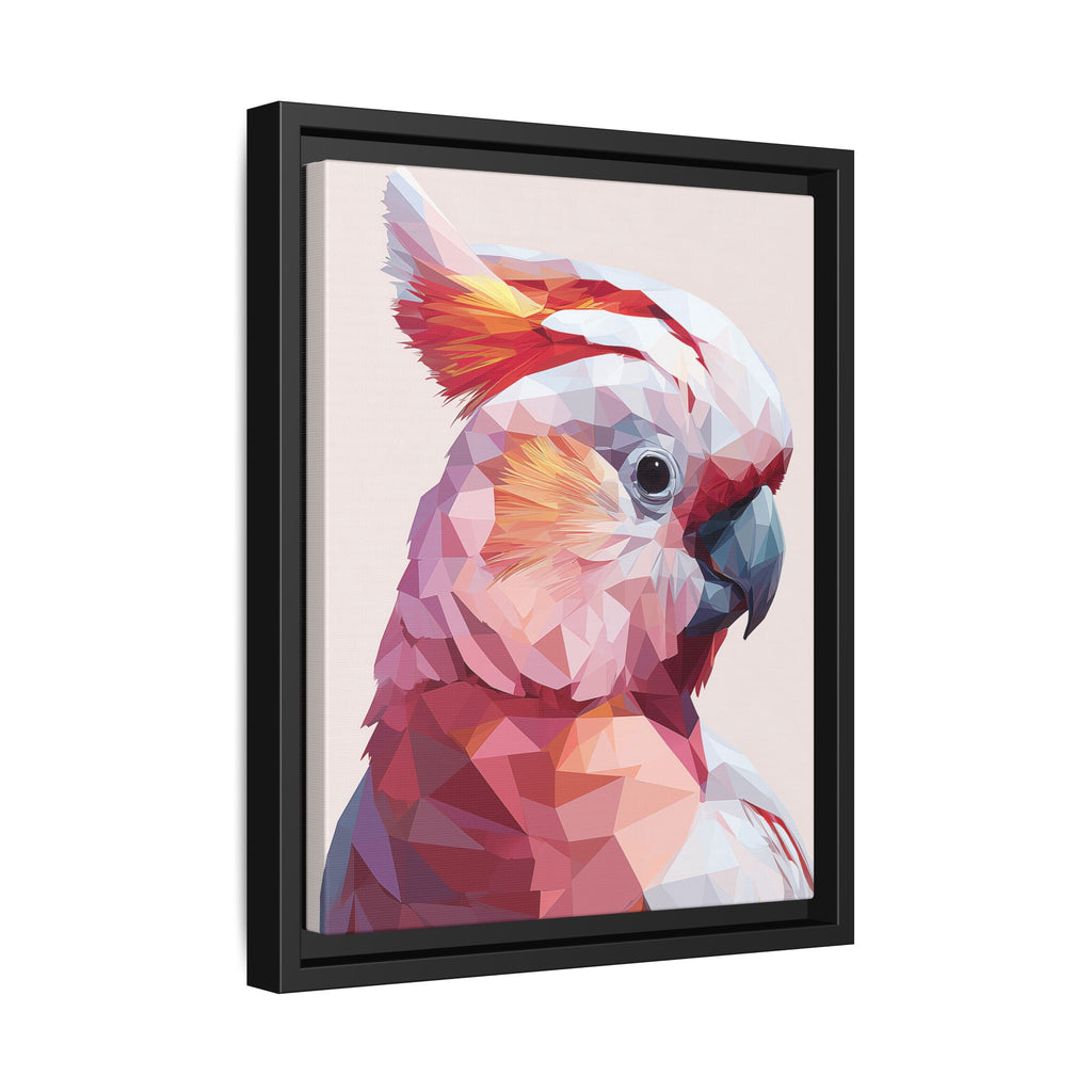 Geometric Cockatoo Portrait: Low-Poly Bird Art, Vibrant Abstract Illustration   |    Custom Orders Available
