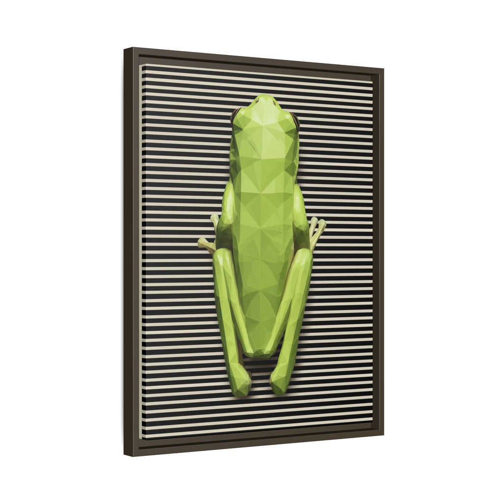Geometric Frog: Low-Poly Digital Wildlife, Minimalist Angular Design   |    Custom Orders Available