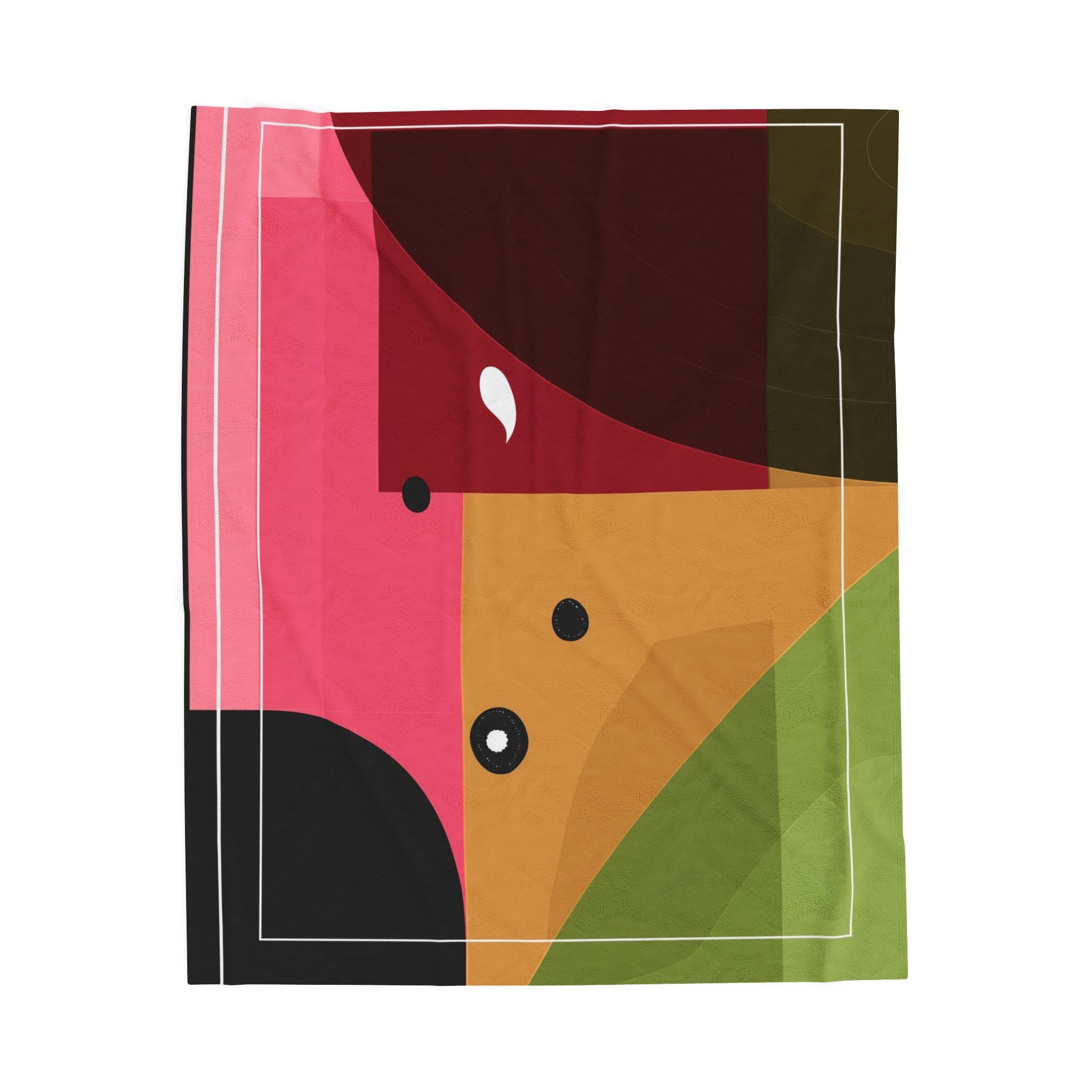 Geometric Intersections: Angular Color Composition, Modernist Abstract Design   |    Custom Orders Available