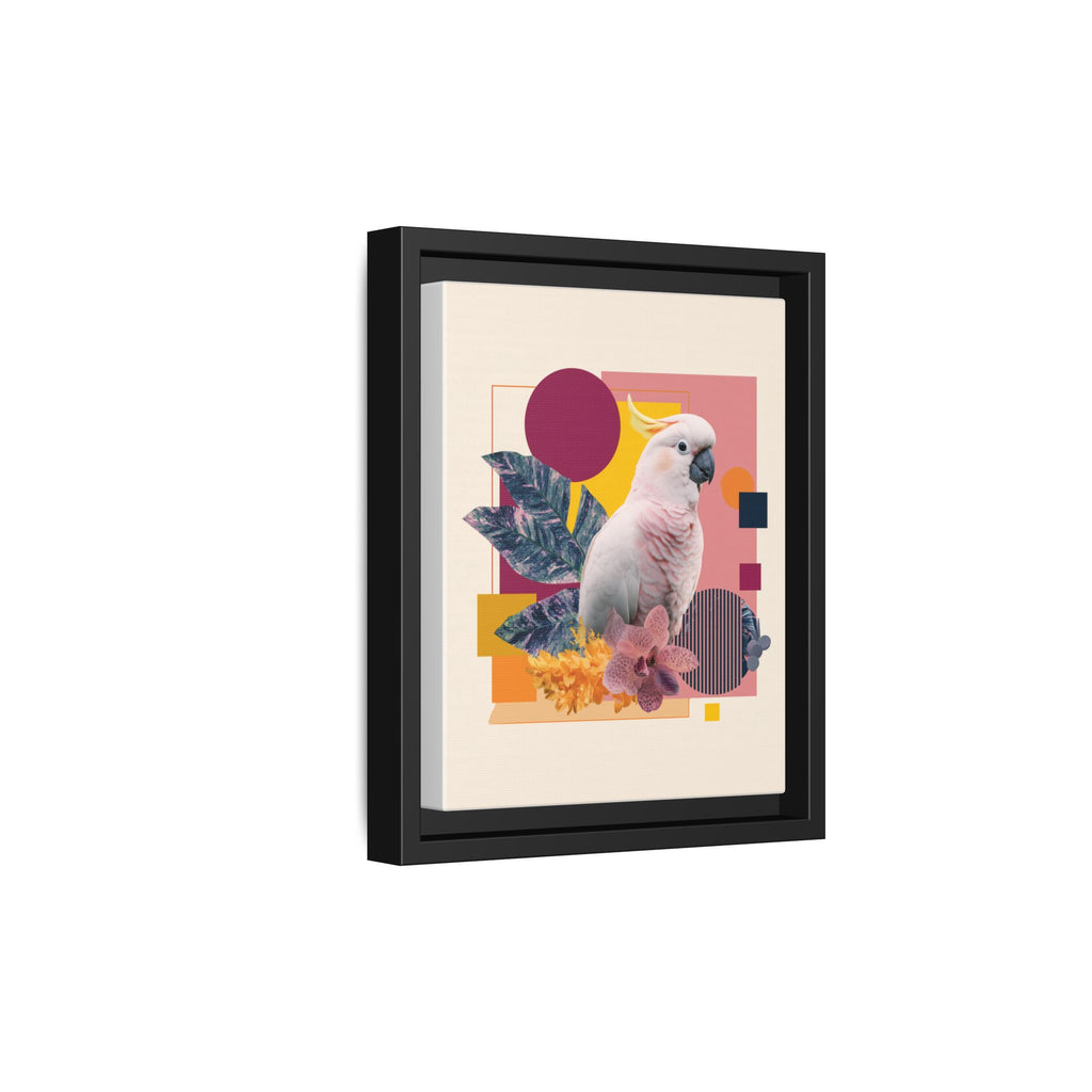 Cockatoo in Geometric Paradise: Tropical Avian Design, Modern Abstract Art   |    Custom Orders Available