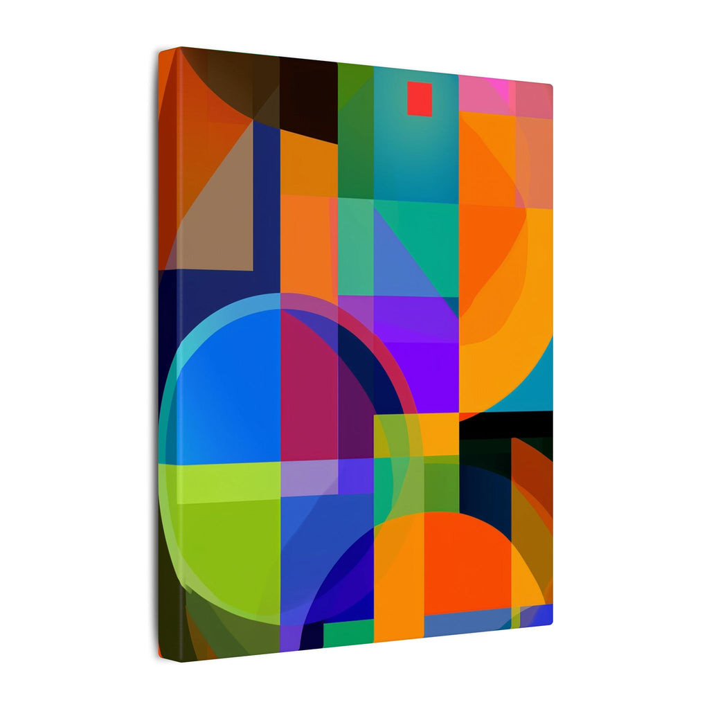 Geometric Intersections: Cubist Color Dynamics, Abstract Constructivist Design, Layered Chromatic Composition   |   Custom Orders Accepted
