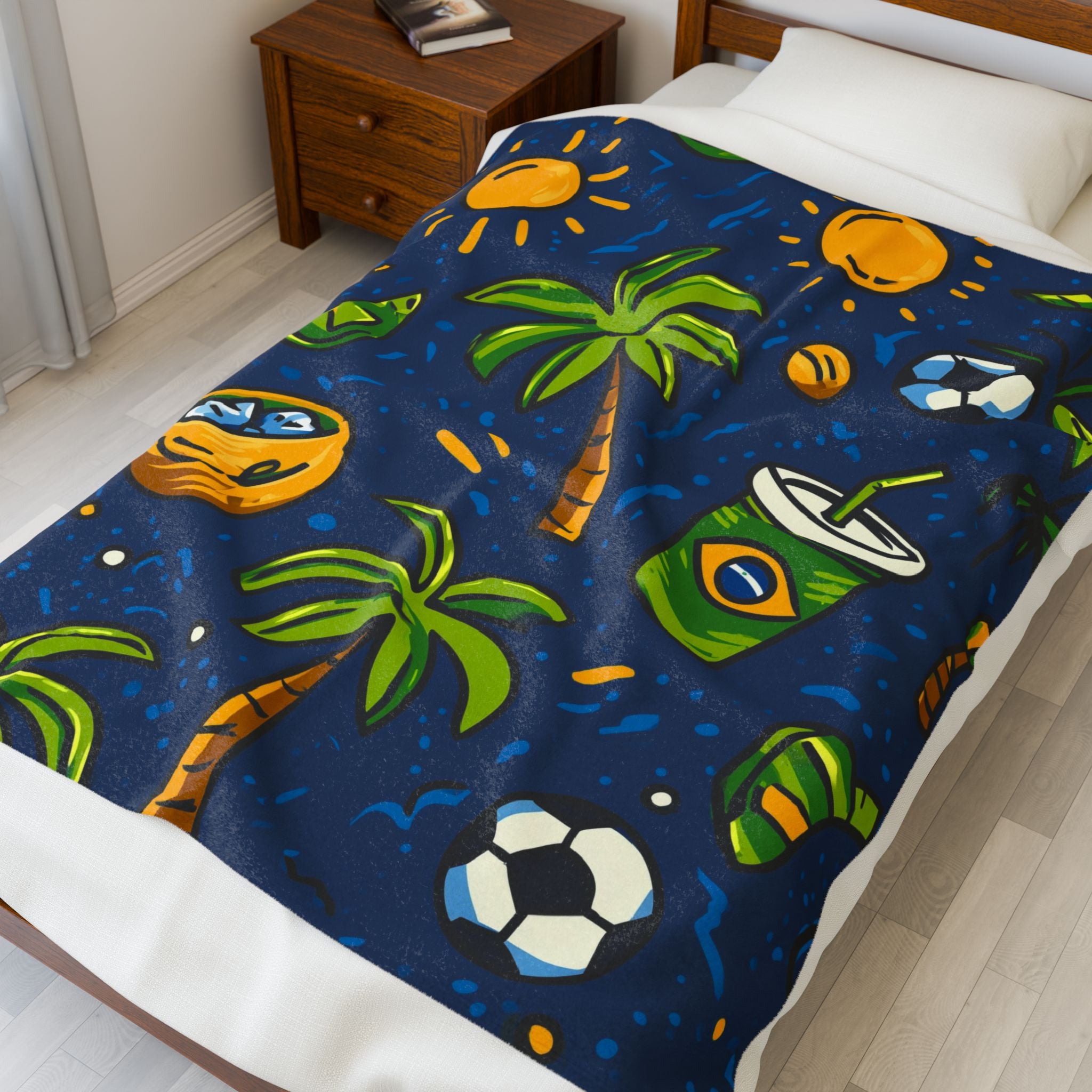 Brazilian Summer Jam: Tropical Pattern Play, Soccer & Citrus Vibes   |   Custom Orders Accepted