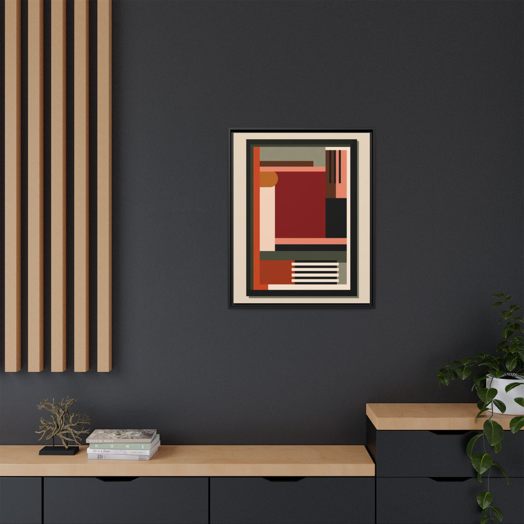 Architectural Geometries: Modern Abstract Composition, Bauhaus-Inspired Design, Geometric Color Blocking   |   Custom Orders Accepted
