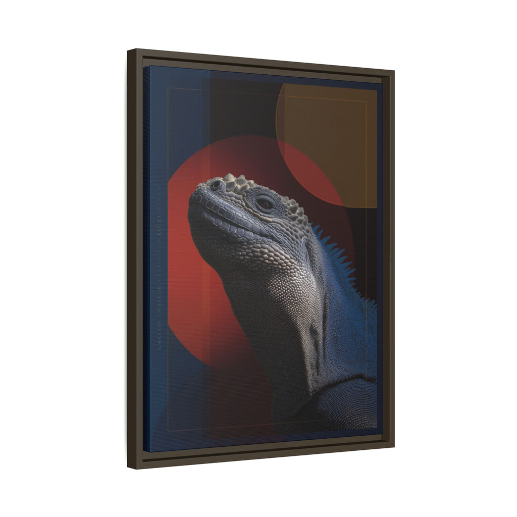 Scales of Antiquity: Prehistoric Reptilian Portrait, Abstract Geometric Composition   |    Custom Orders Available
