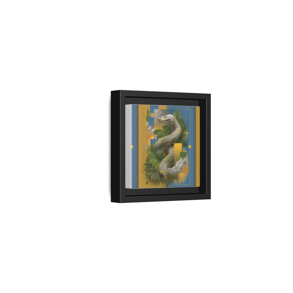 Serpent of Surreal Geometries: Tropical Hyperrealism, Digital Snake Illustration   |    Custom Orders Available