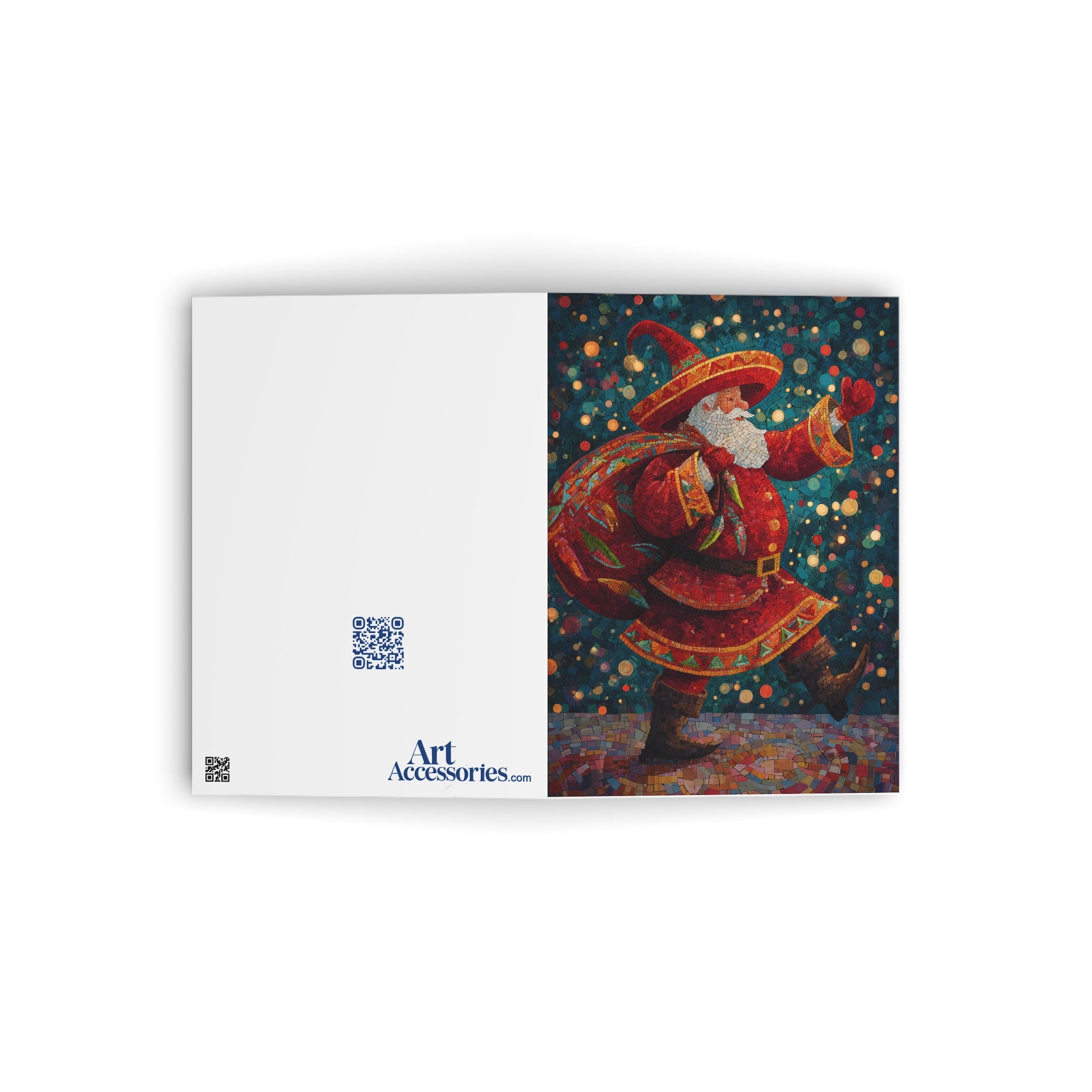 Christmas Salsa Dancing Greeting Card