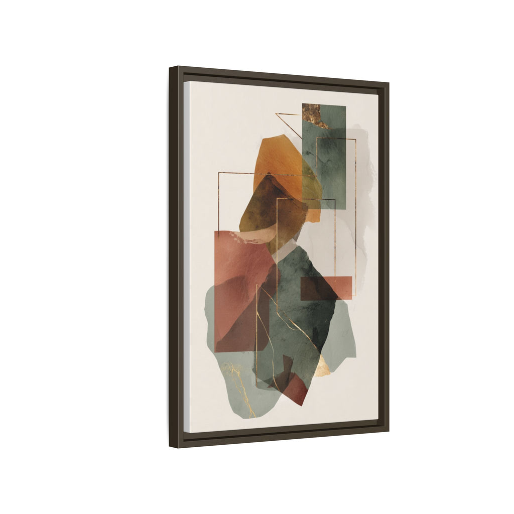 Harmonic Geometries: Architectural Abstraction, Earthy Palette, Minimalist Composition   |   Custom Orders Accepted
