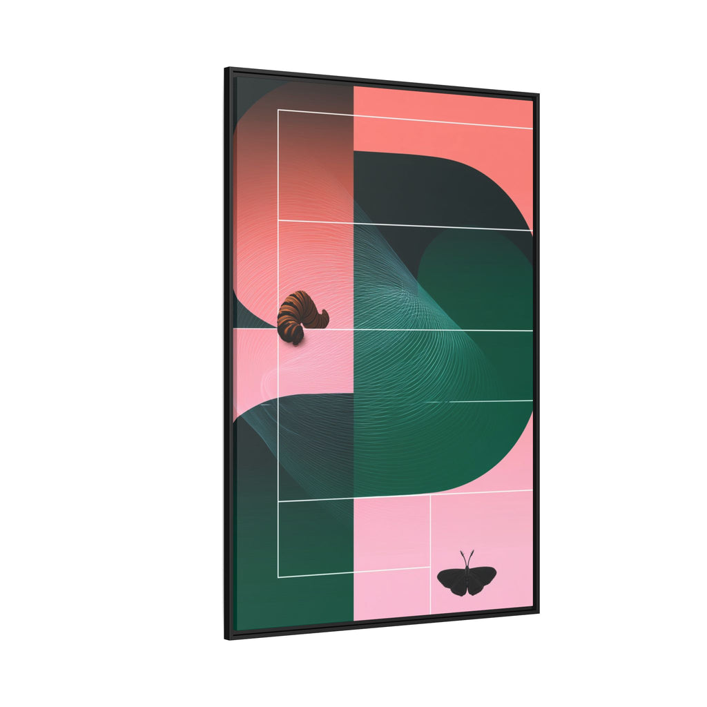 Metamorphic Geometric Framed Print : Abstract Graphic Design, Contemporary Digital Art Composition   |  Custom Orders Available