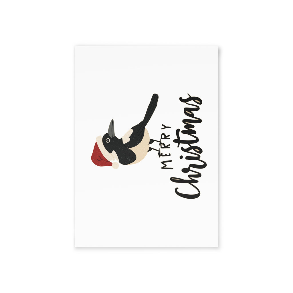 Merry Christmas Holiday Cards, Festive Greeting Cards, Two-Sided Christmas Cards, Chirpy Christmas Cards, Seasonal Greeting Cards,