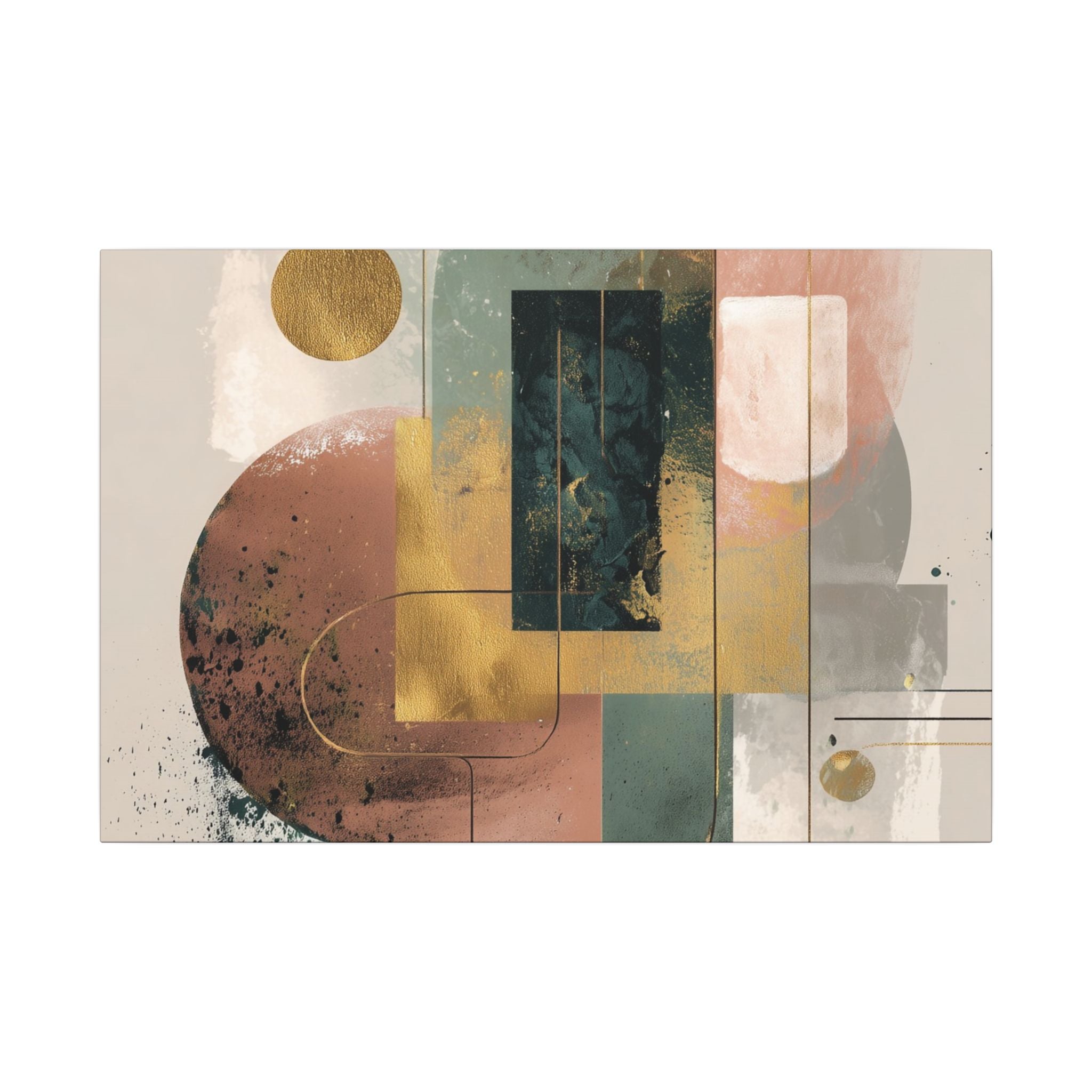 Geometric Harmony: Abstract Composition, Modernist Minimalism, Ethereal Design Layers   |   Custom Orders Accepted