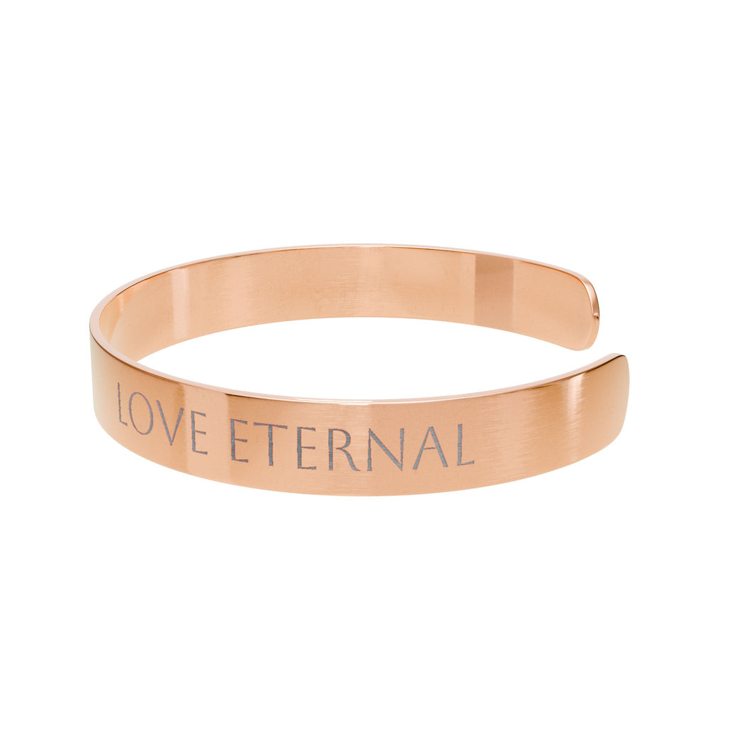 Engraved Love Eternal Bracelet
