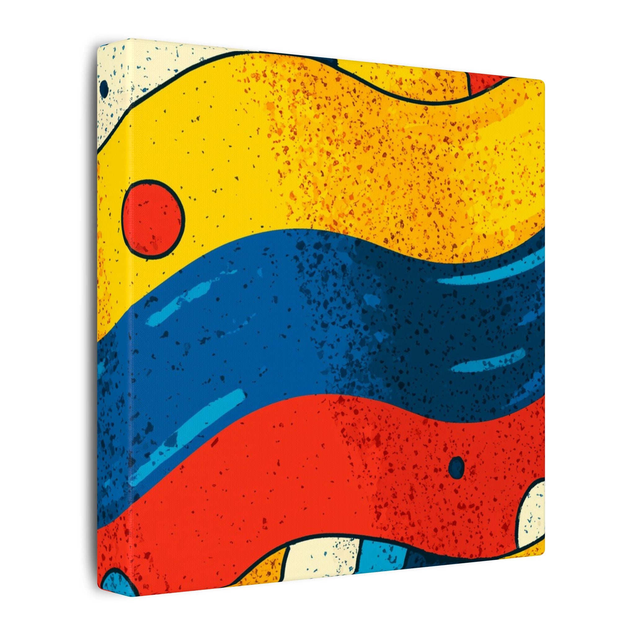 Fluid Dynamics: Retro Abstract Shapes, Mid-Century Modern Motion, Geometric Color Waves   |   Custom Orders Accepted